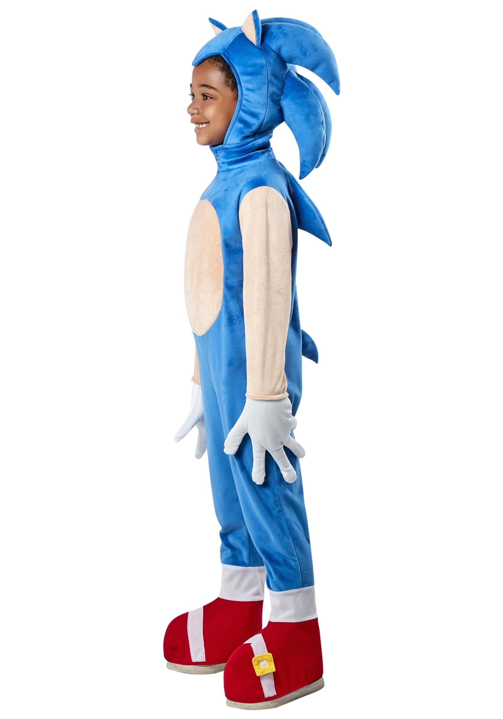 Sonic The Hedgehog Deluxe Boy's Fancy Dress Costume