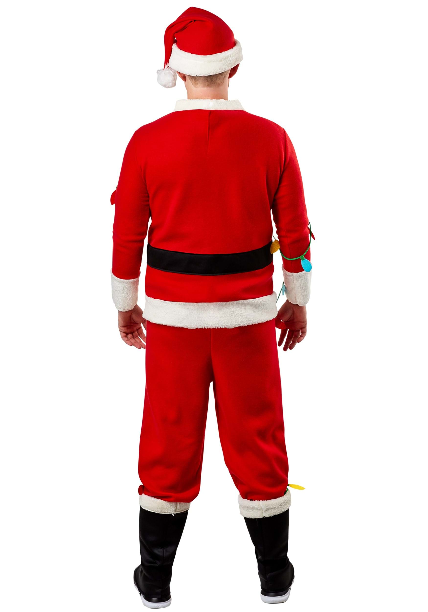 National Lampoon's Adult Clark Griswold Santa Fancy Dress Costume