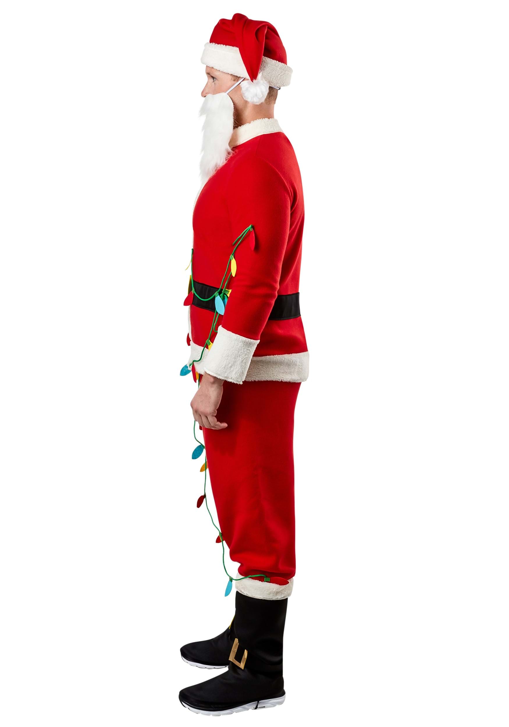 National Lampoon's Adult Clark Griswold Santa Fancy Dress Costume