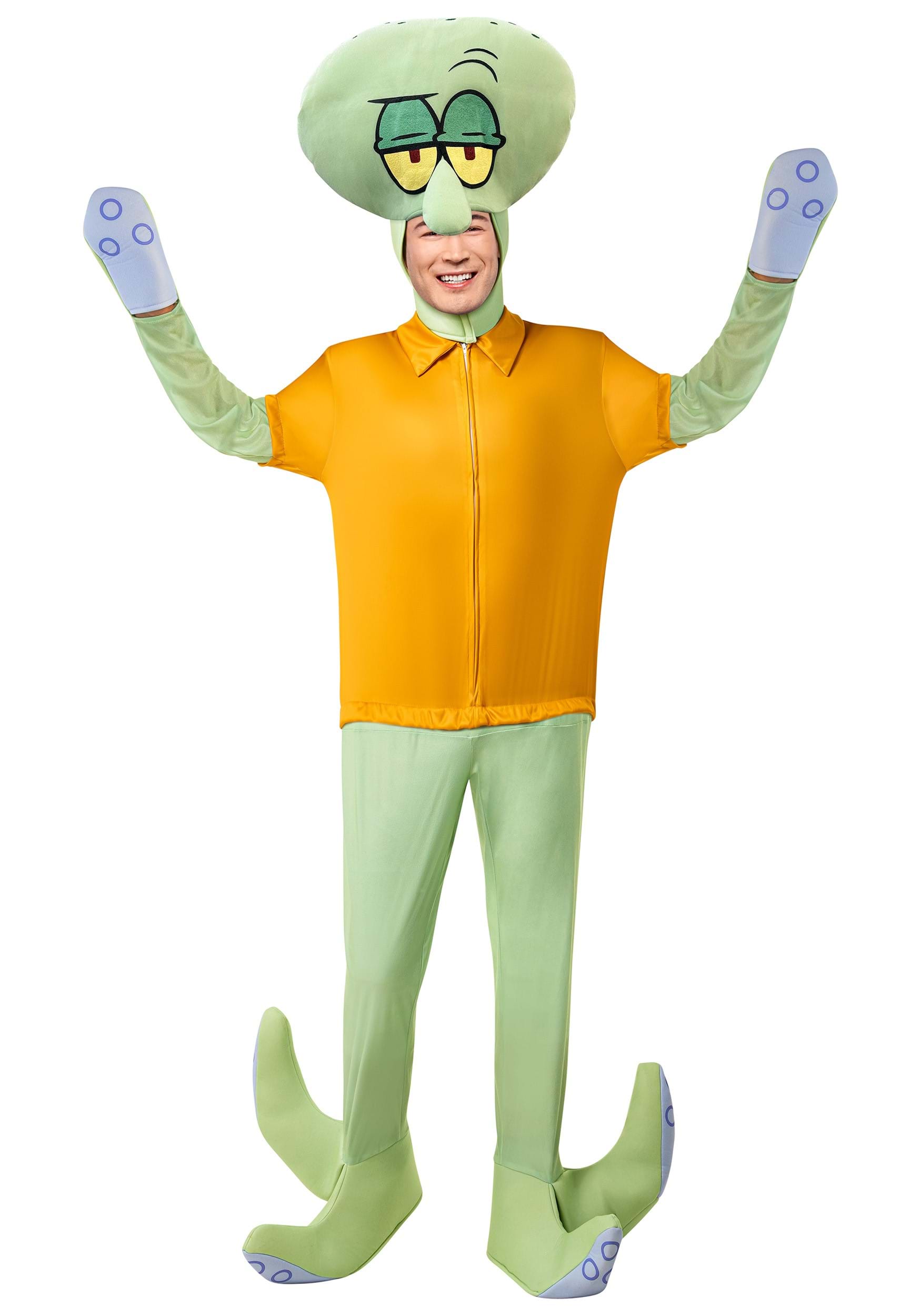SpongeBob SquarePants Squidward Fancy Dress Costume For Adults
