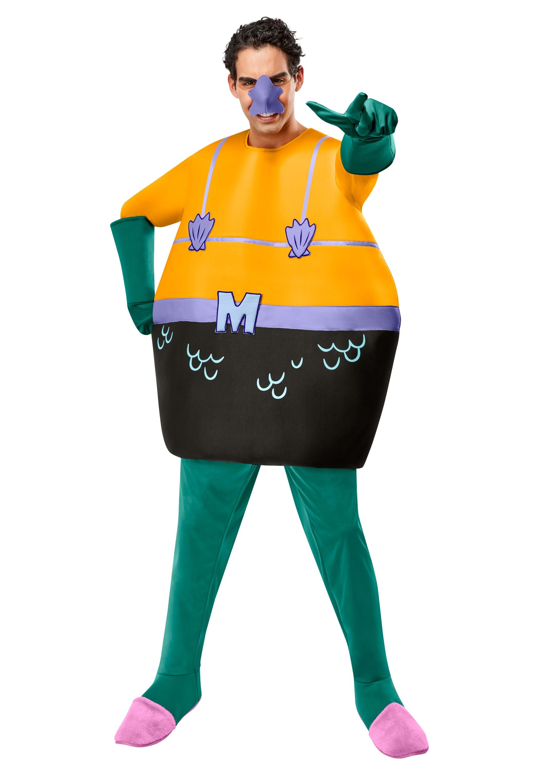 Spongebob Squarepants Mermaid Man Adult Fancy Dress Costume