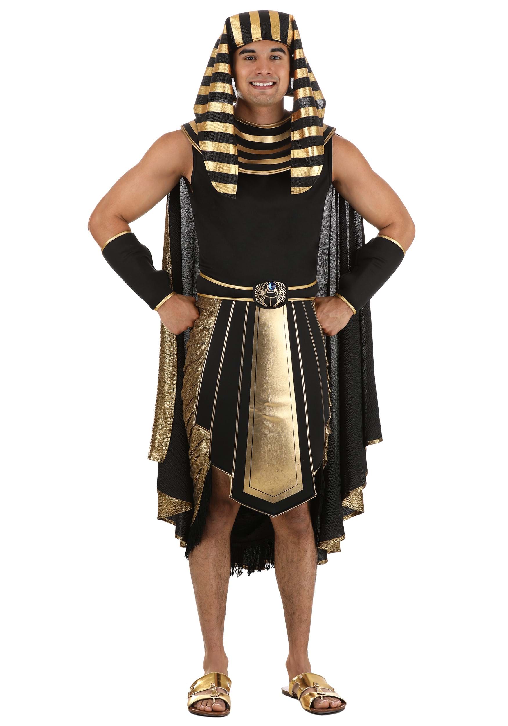 Eye Of Horus Pharaoh Adult Fancy Dress Costume , Egyptian Fancy Dress Costumes
