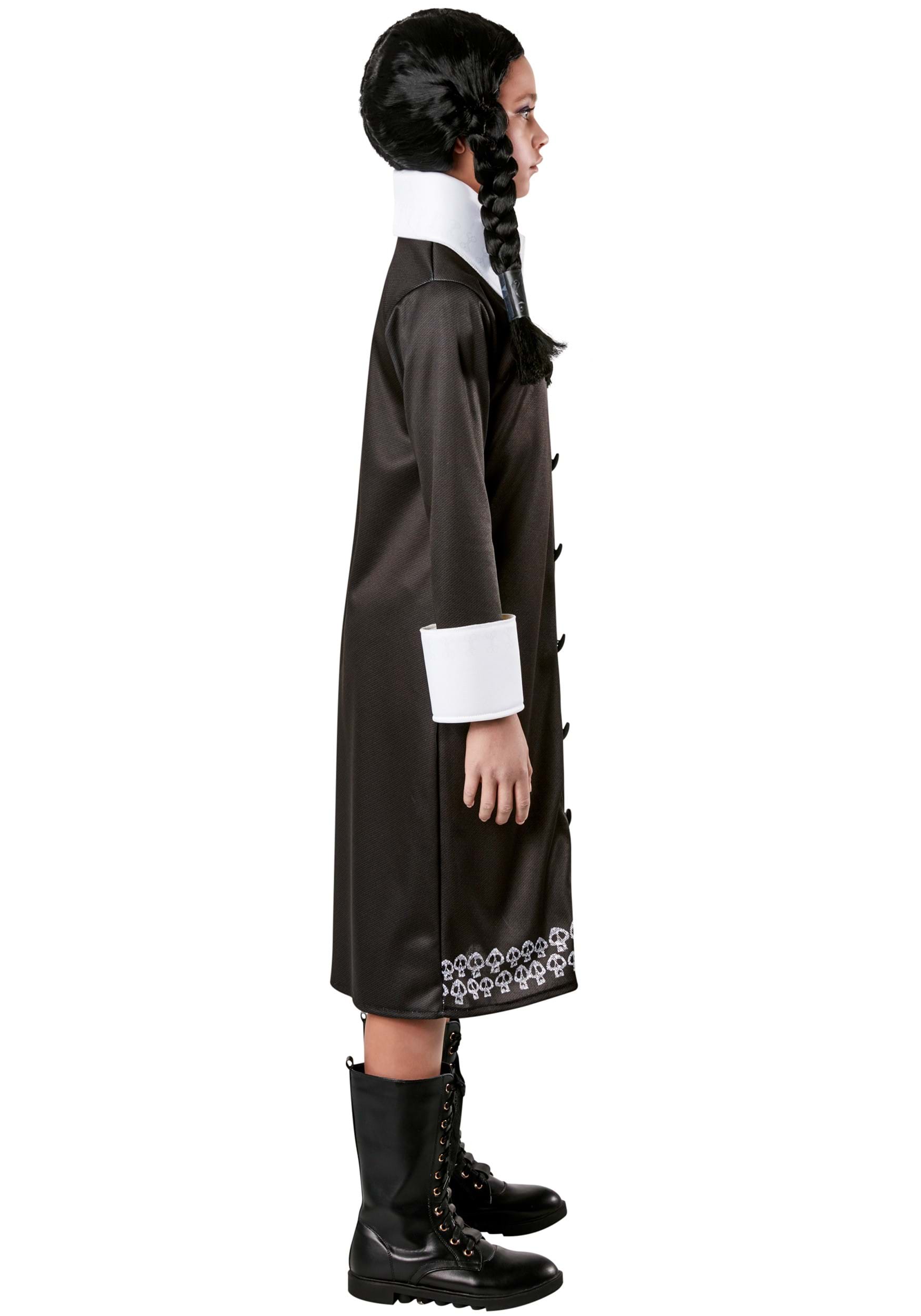 Kid's The Addams Family 2 Wednesday Fancy Dress Costume