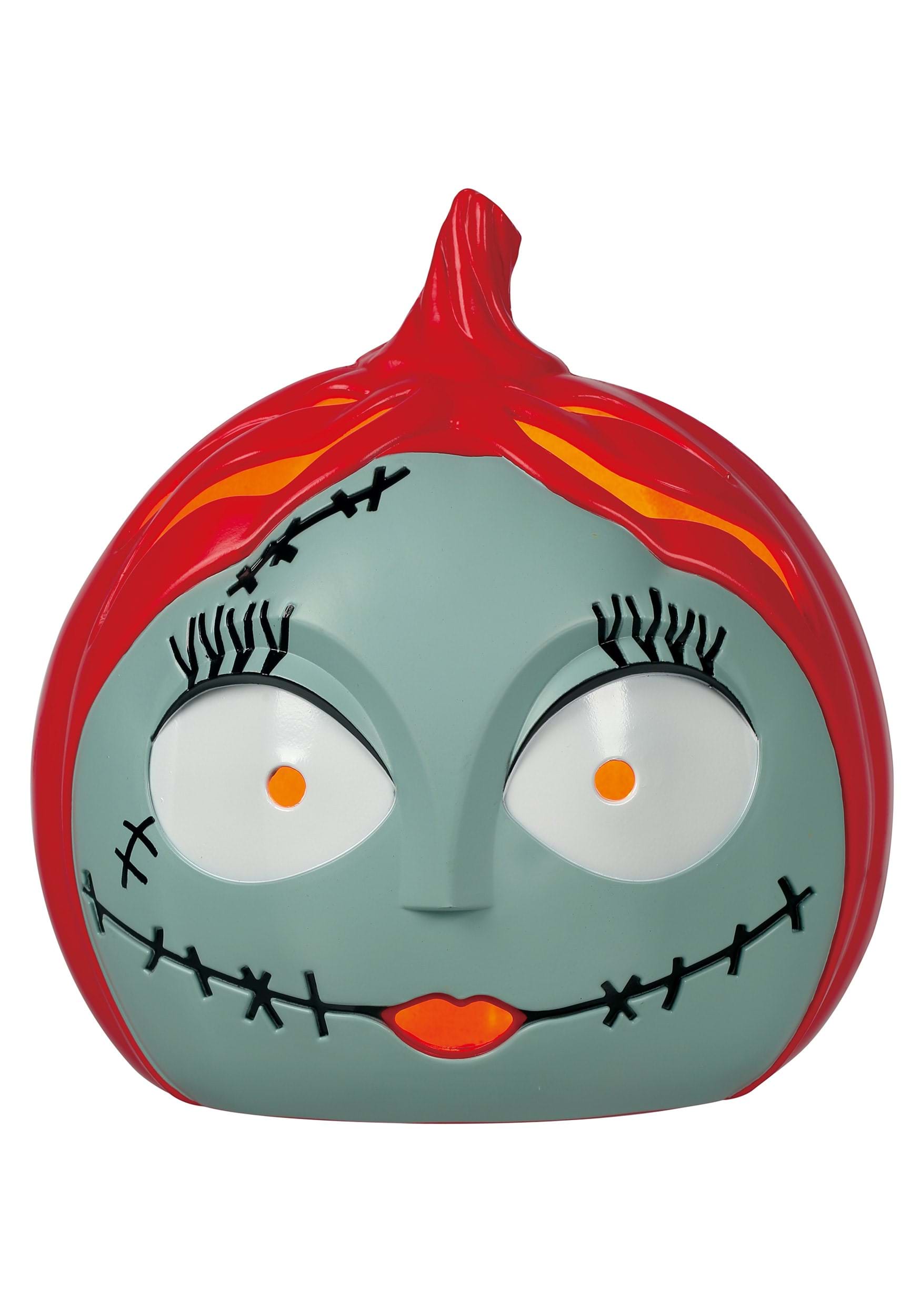 Sally Nightmare Before Christmas Light Up Pumpkin Decoration | Disney Decorations