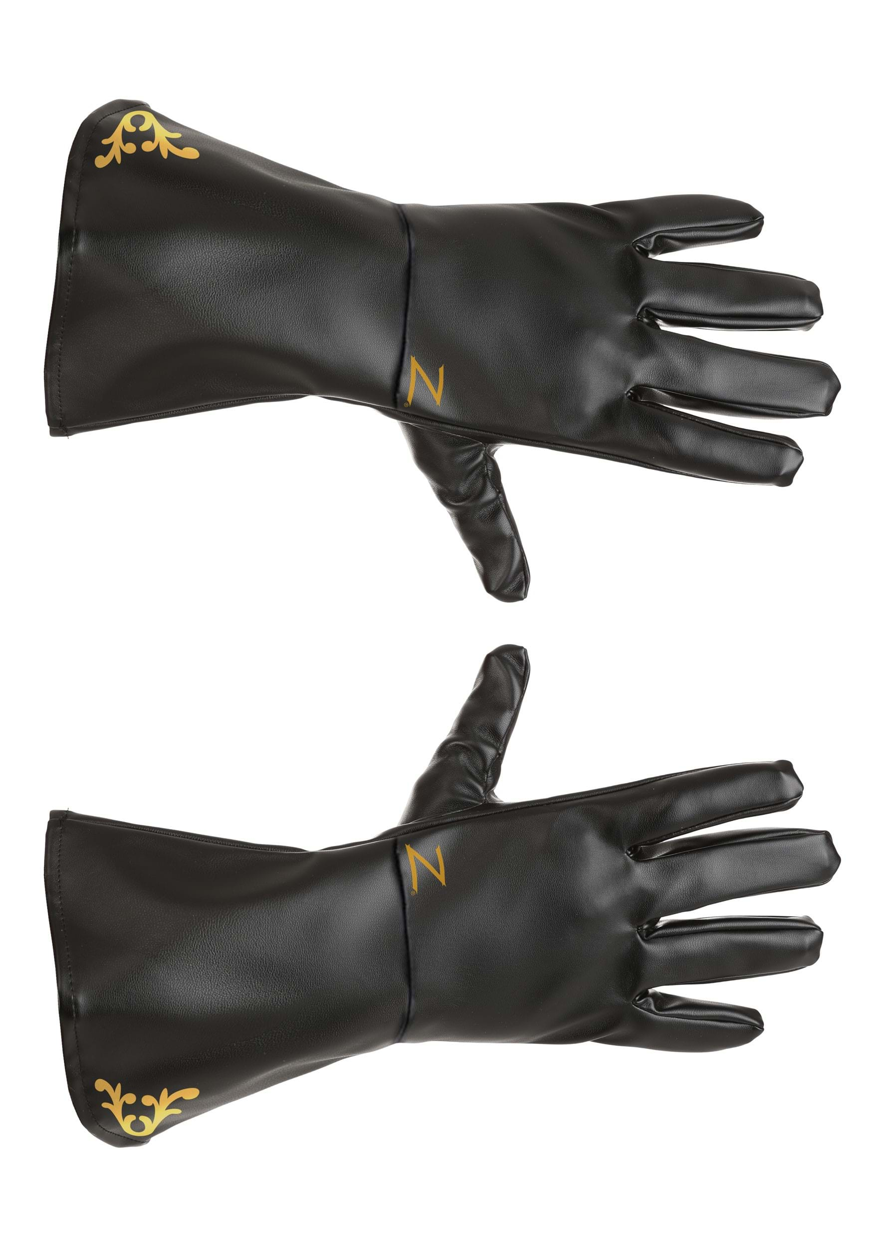 Adult Deluxe Black Zorro Gloves