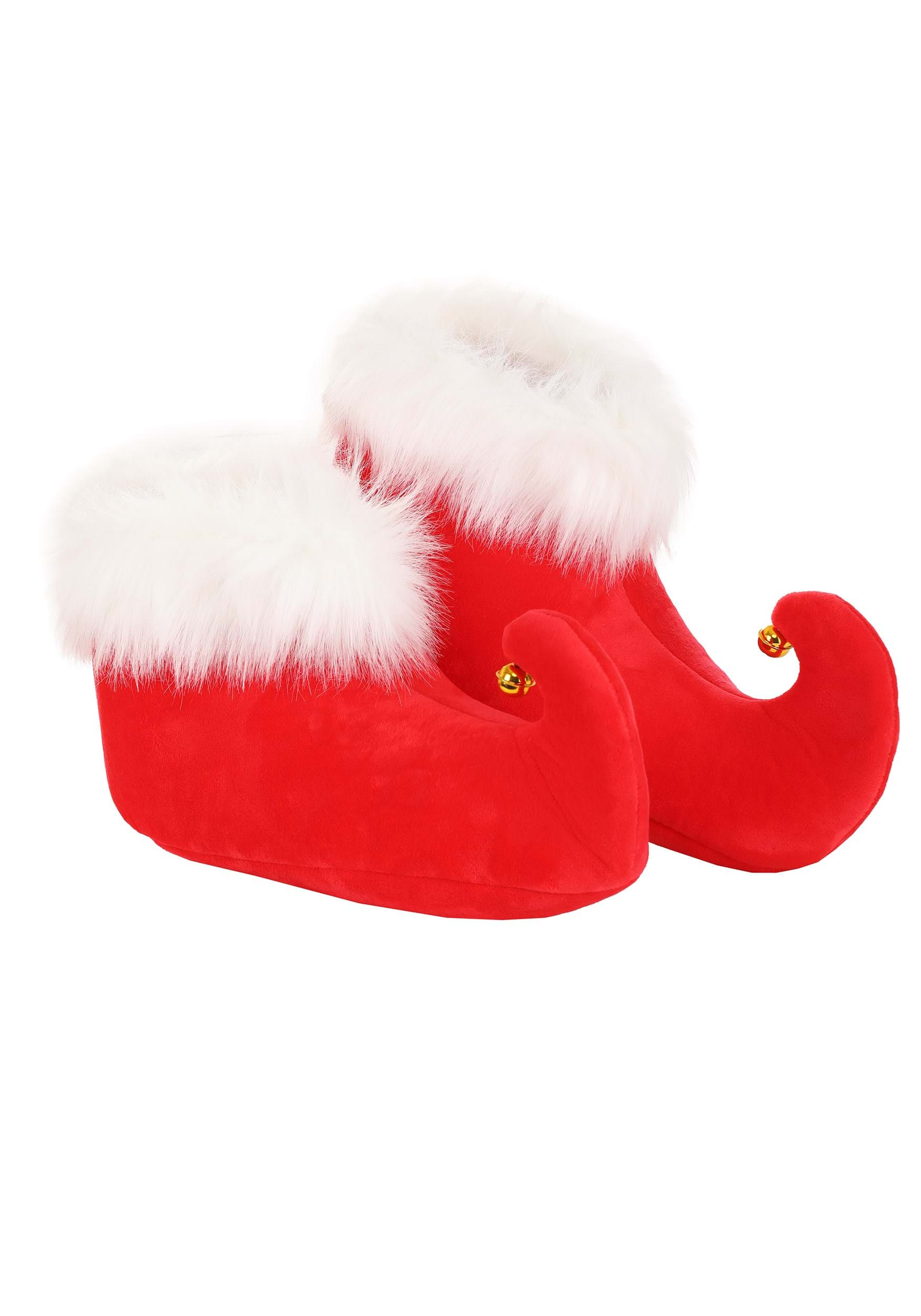 Adult Red Bell Elf Shoes