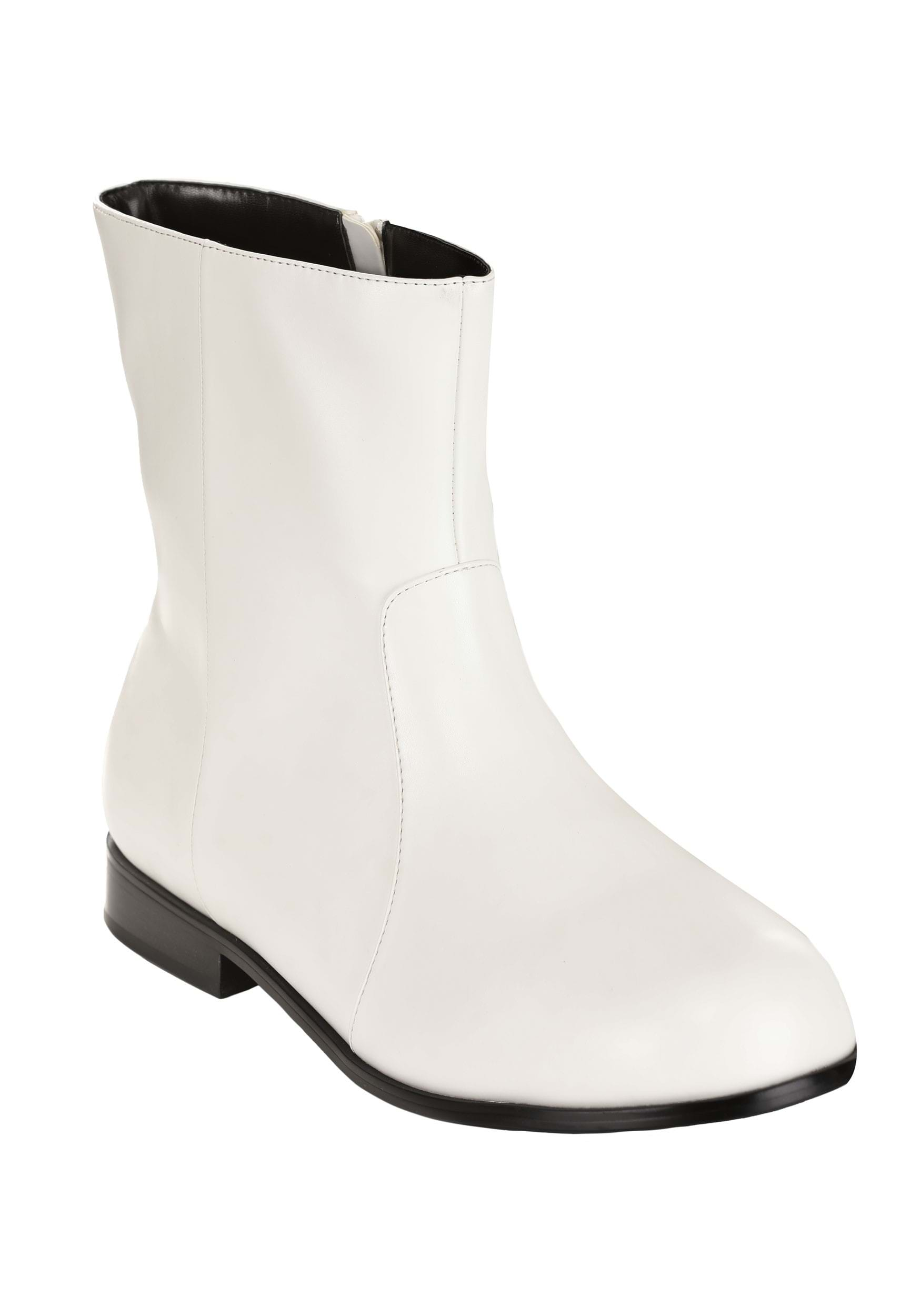 Adult White '70s Boots