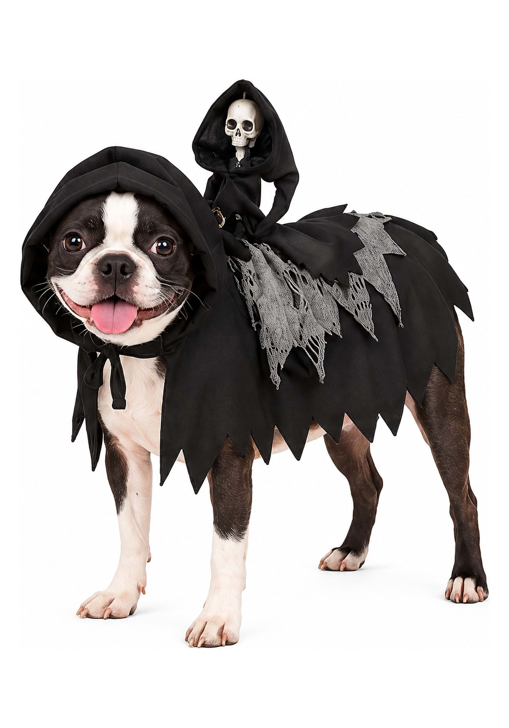 Dog Grim Reaper Pet Fancy Dress Costume