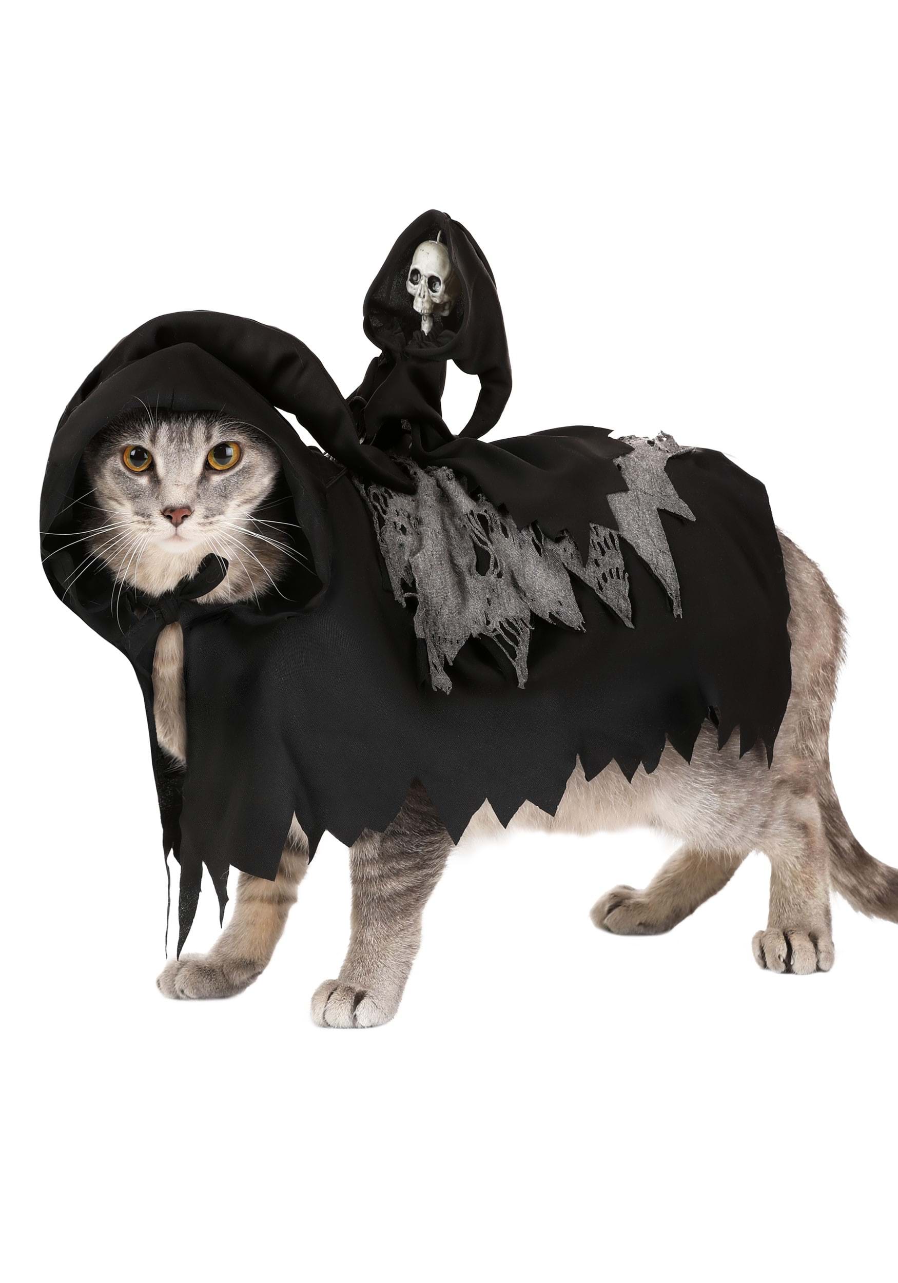 Dog Grim Reaper Pet Fancy Dress Costume