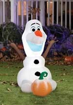 48" Airblown Sitting Olaf with Pumpkin Alt 1