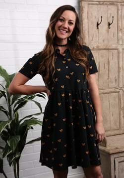 Mickey Pumpkin Button Up Dress