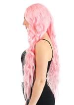 Light Pink Long Wavy Wig Alt 3