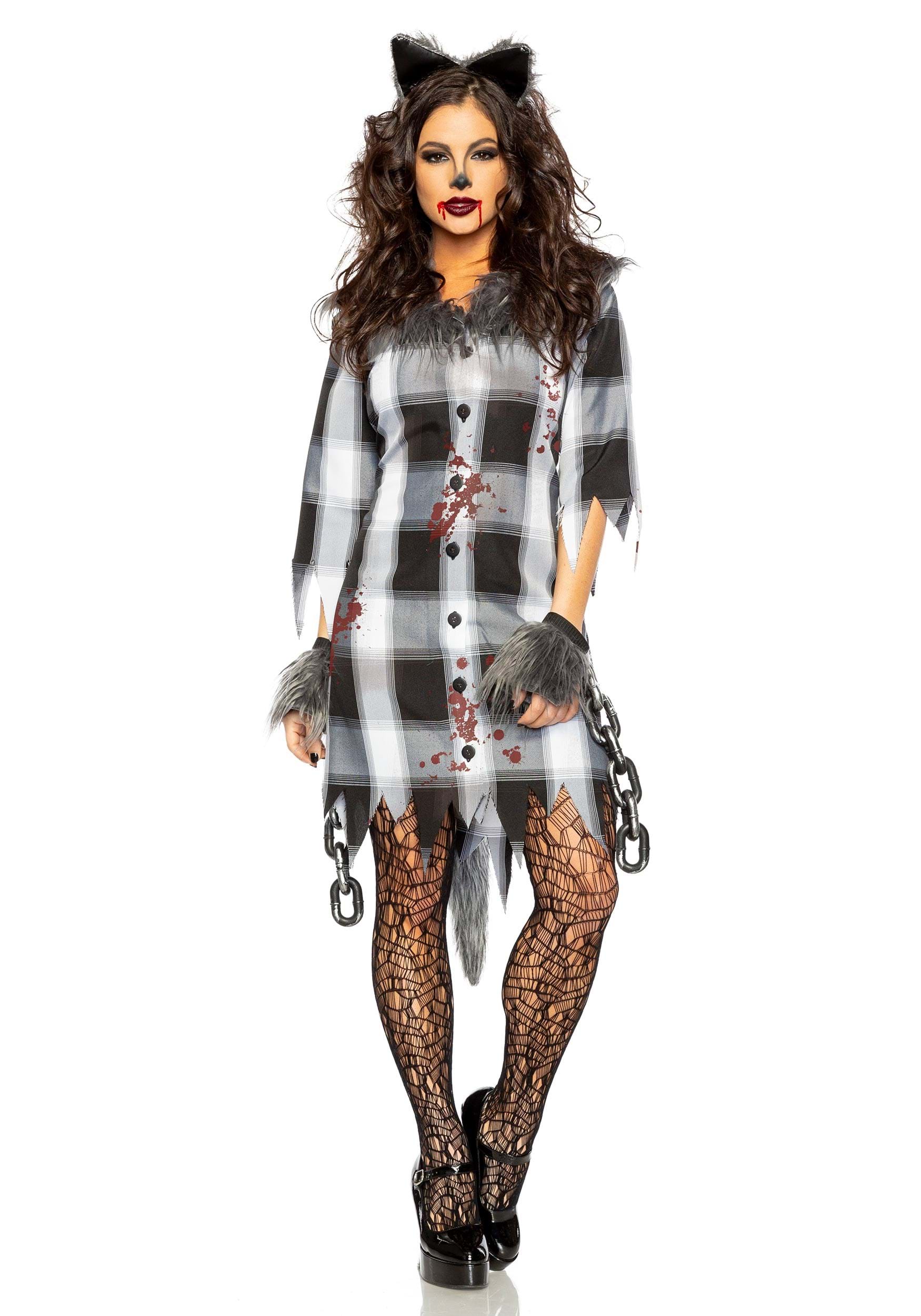 Vicious Werewolf Fancy Dress Costume For Women