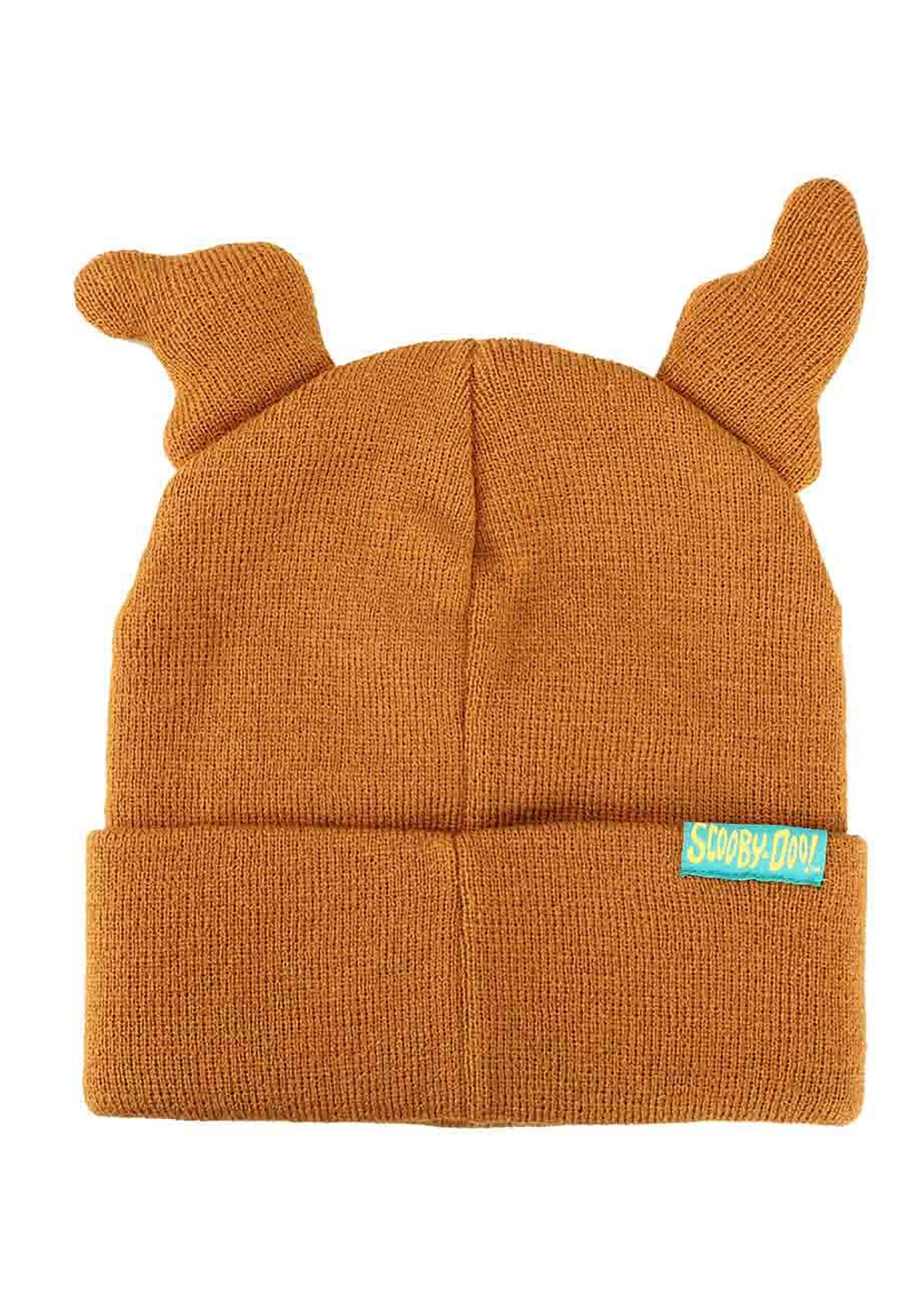 3D Plush Ears Scooby Doo Embroidered Beanie