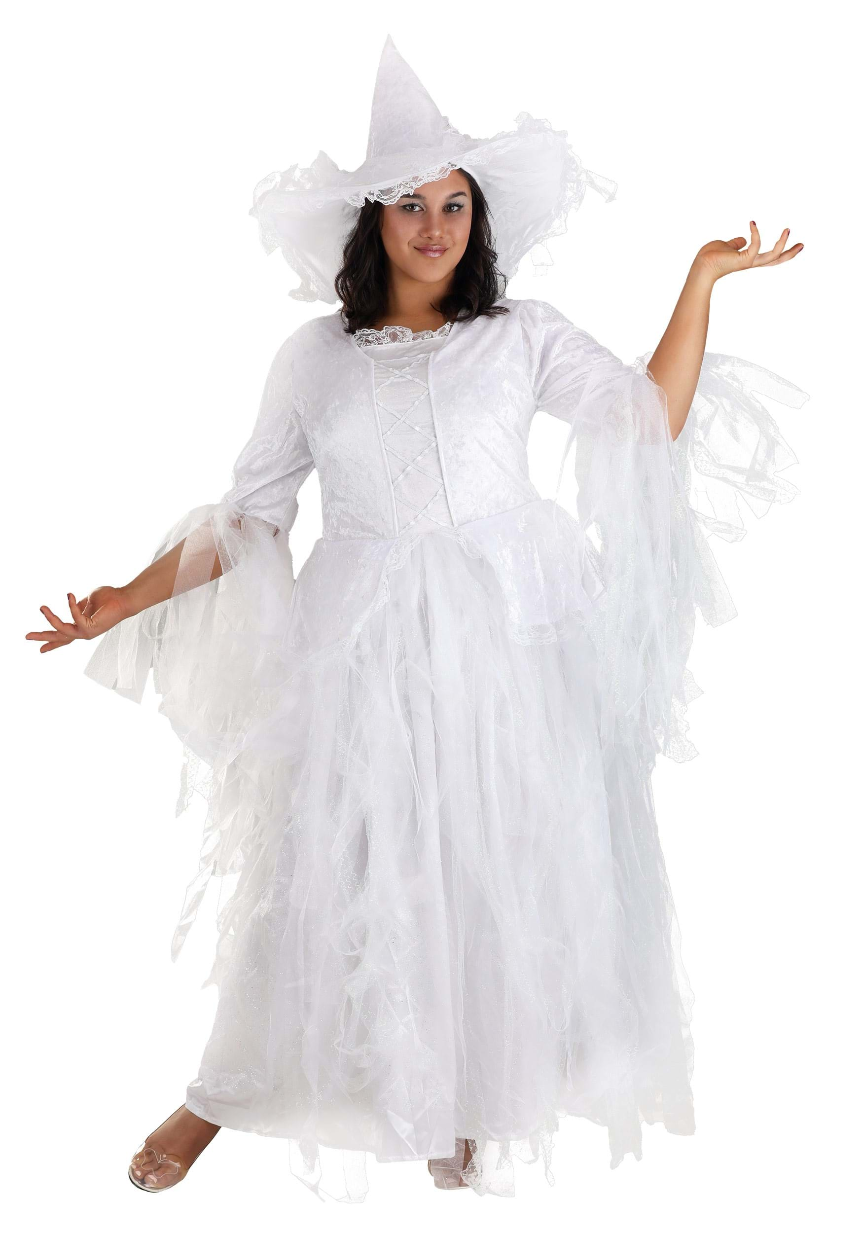 White Witch Plus Size Women's Fancy Dress Costume