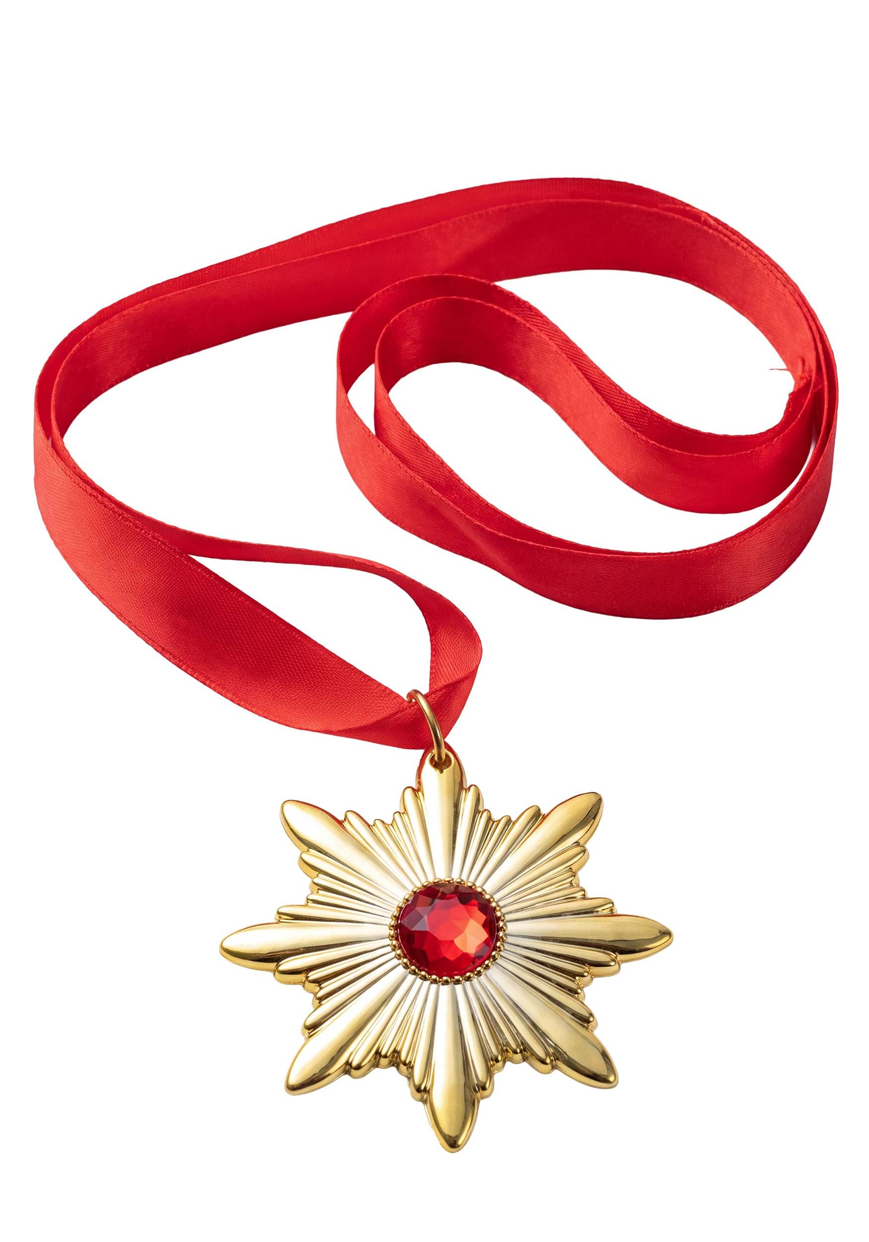 Vampire Medallion Fancy Dress Costume Necklace