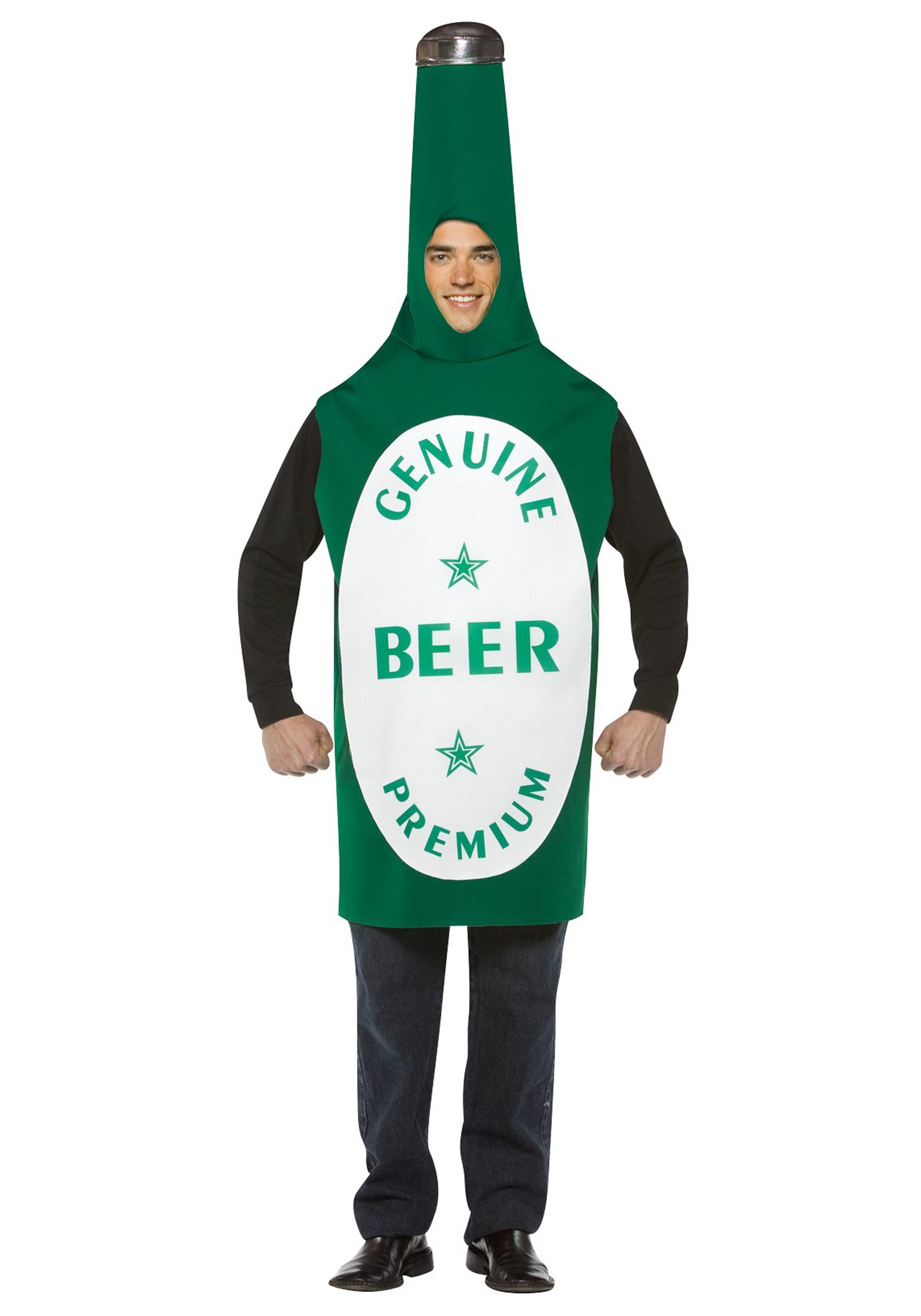 Studmeister Beer Bottle Costume Adult Drinking Stag Do Party Fancy Dress New 