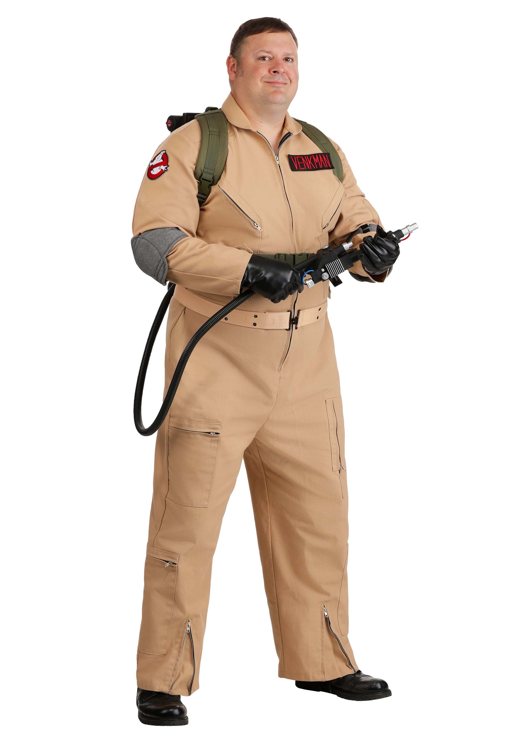 Plus Size Authentic Ghostbusters Men's Fancy Dress Costume | Ghostbusters Fancy Dress Costumes
