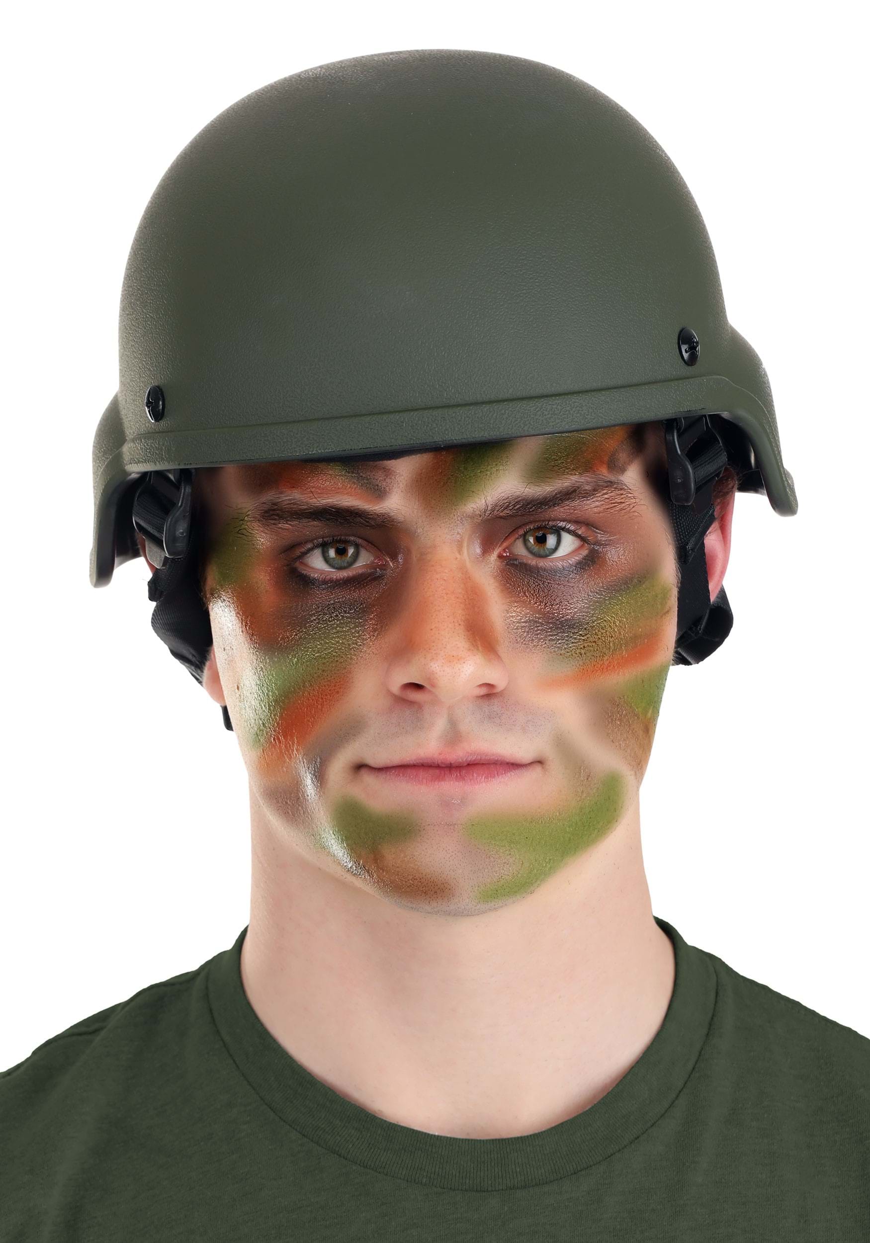 Army Camo Makeup Fancy Dress Costume Kit