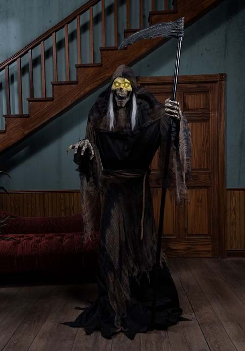 6FT Lunging Reaper Animated Seasonal Visions Decoration