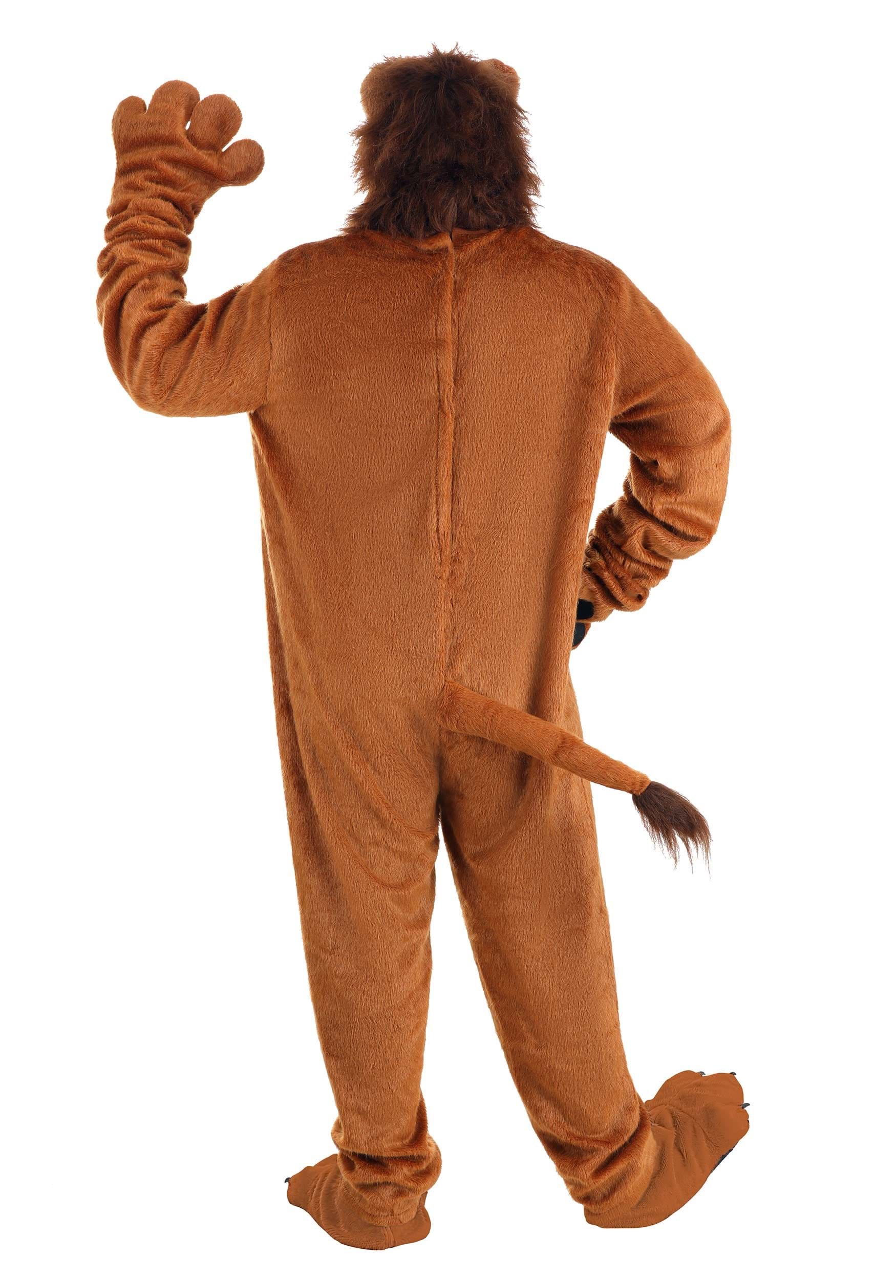 Mouth Mover Cartoon Lion Fancy Dress Costume
