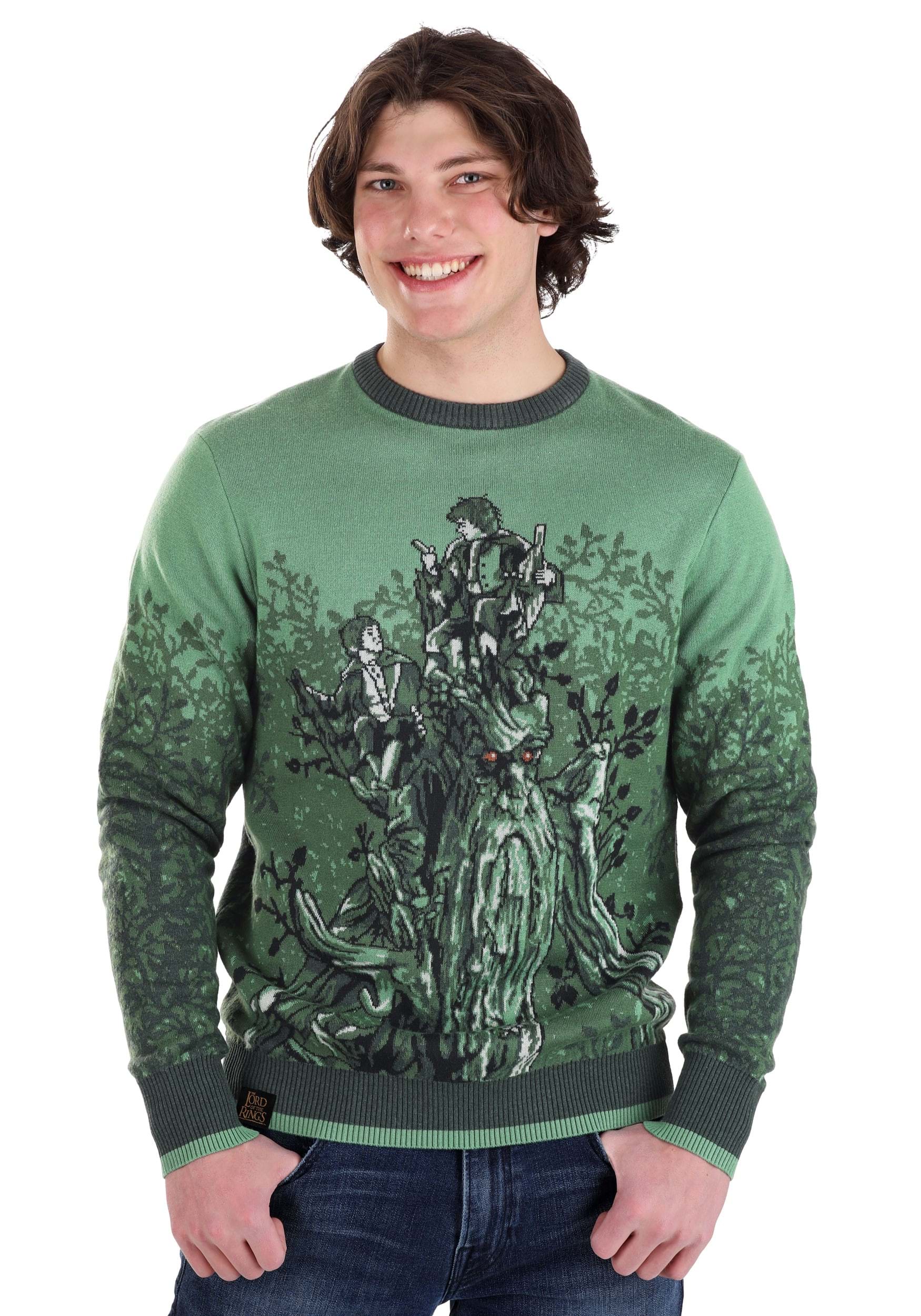 Photos - Fancy Dress Lord FUN Wear  of the Rings Adult Treebeard Sweater Black/Green 
