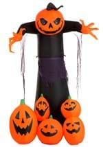 6 Ft Ghostly Pumpkin Decoration Alt 3