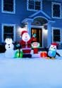 Inflatable North Pole Holiday Scene Decoration