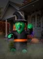 4 Ft Classic Witch Inflatable Decoration-update