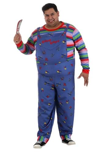 Plus Size Men Childs Play Chucky Costume
