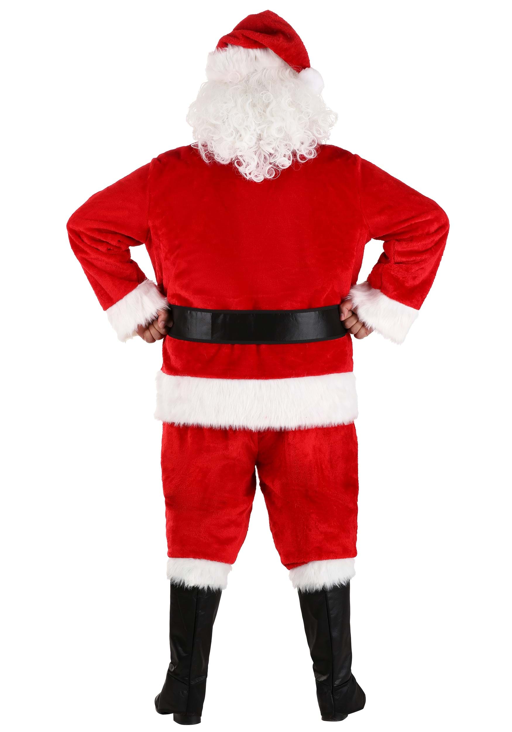 Adult Plus Size Santa Fancy Dress Costume