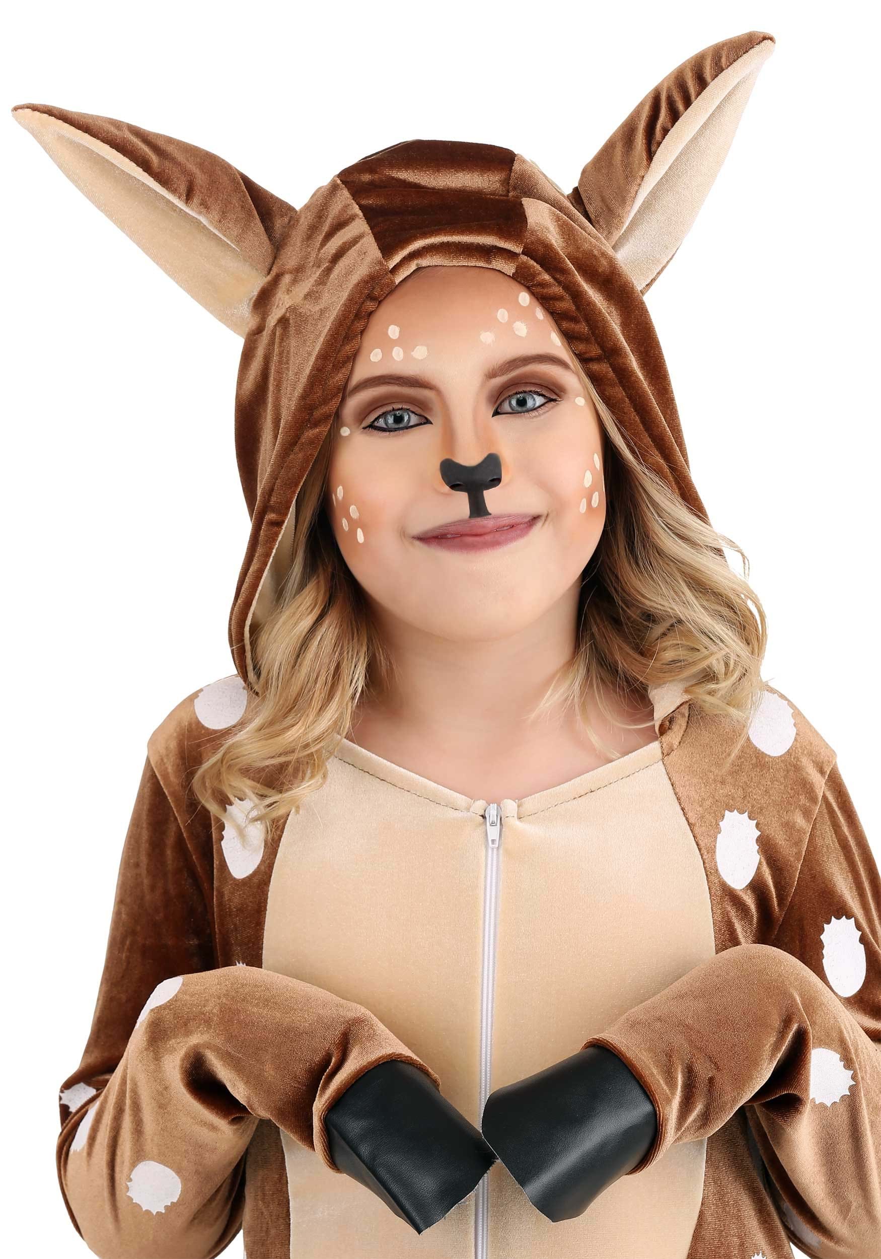 Animal Fancy Dress Costume Makeup Kit - Deer