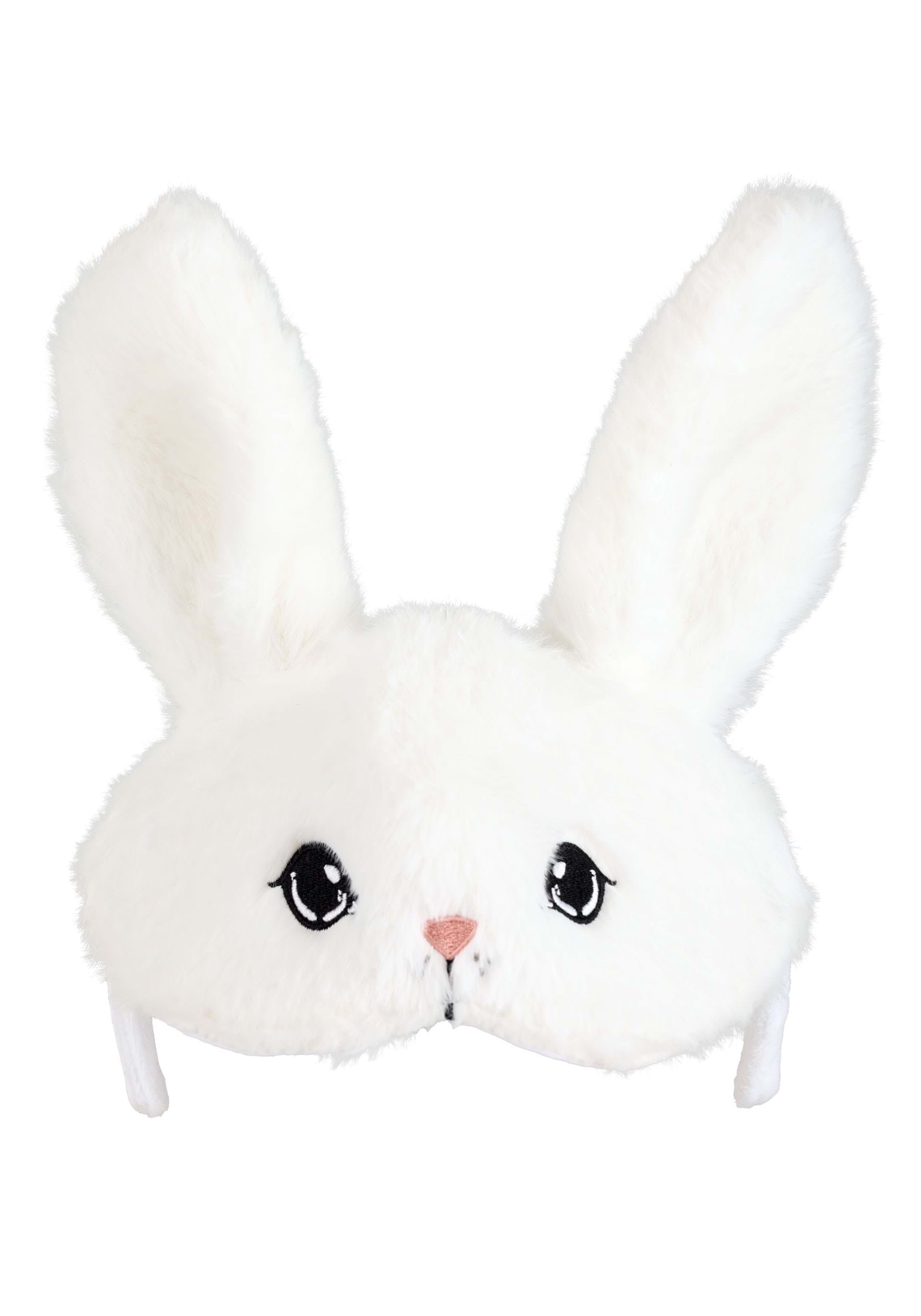 White Bunny Face Headband