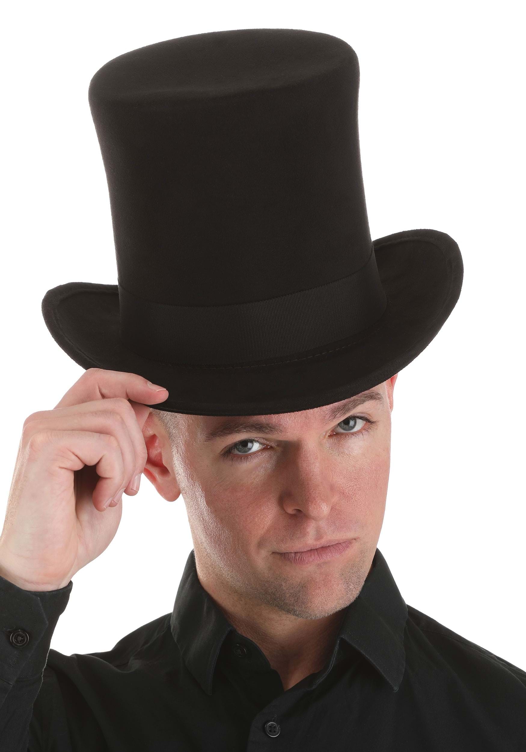 Adult Fancy Dress Costume Black Top Hat