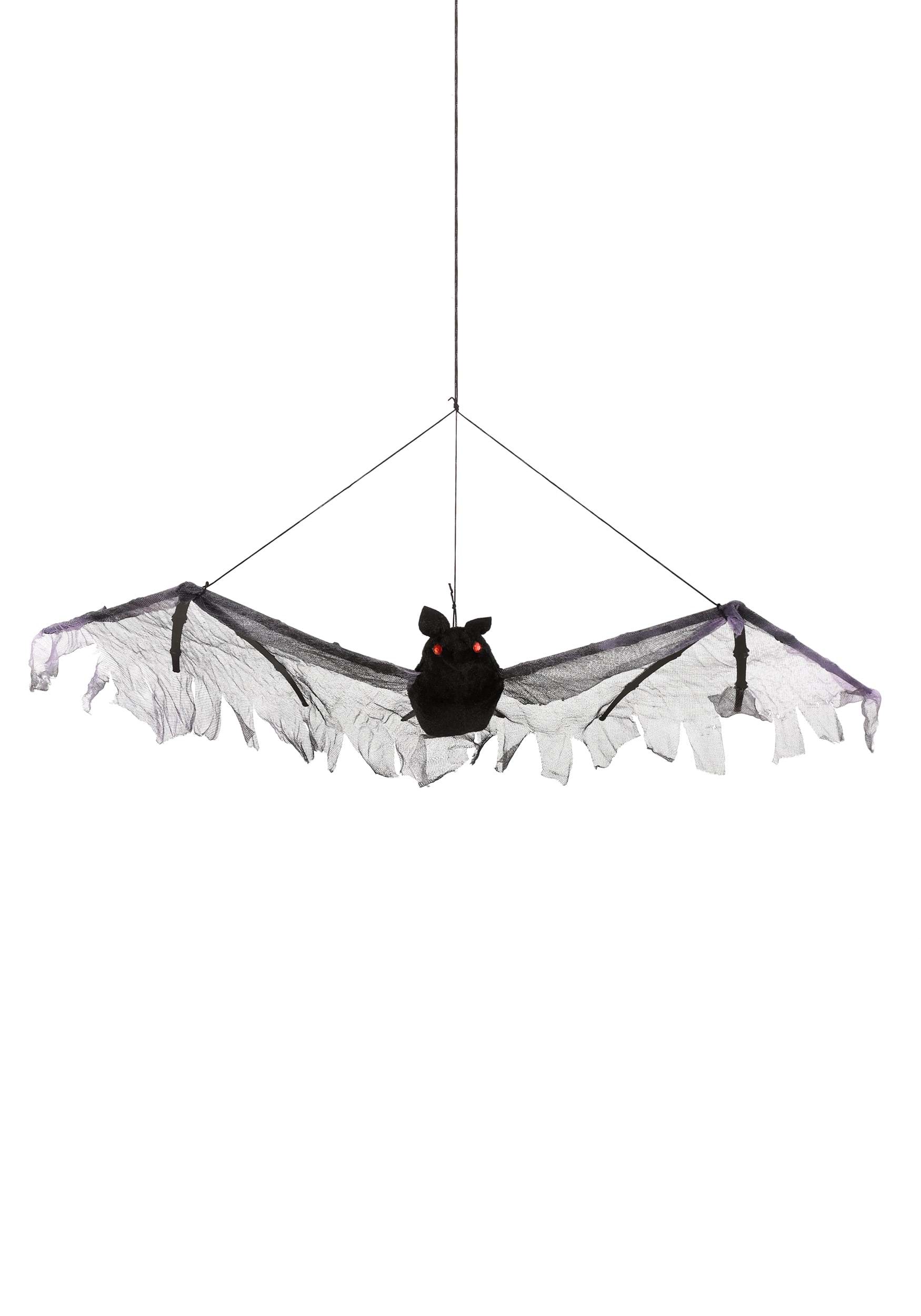 19-Inch Spooky Black Bat Hanging Decoration | Bat Decorations