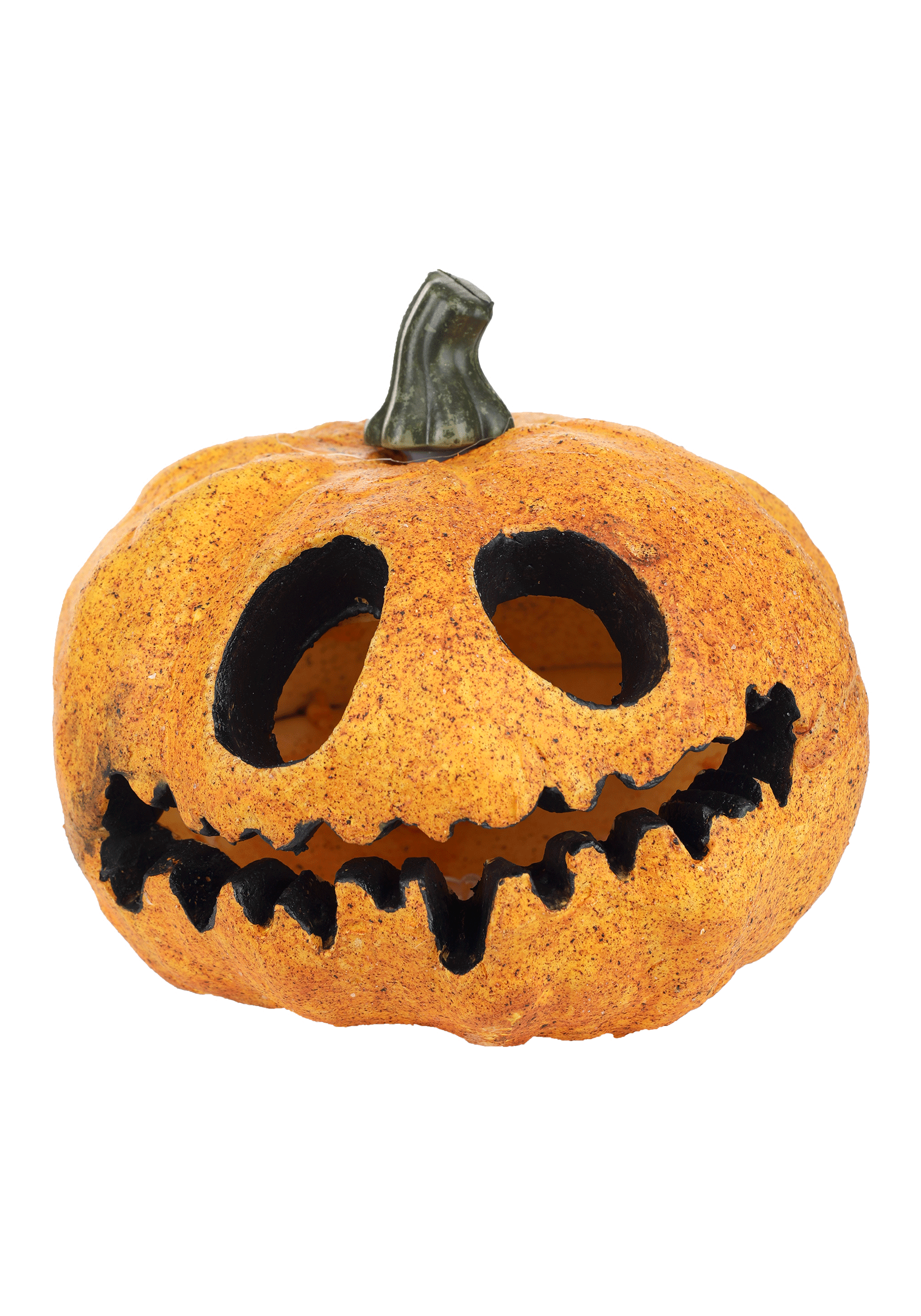 Light Up Spooky Pumpkin Face With Red Lights