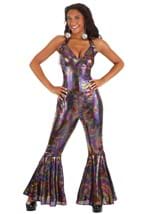 Women's Sexy Disco Jumpsuit Costume Alt 3