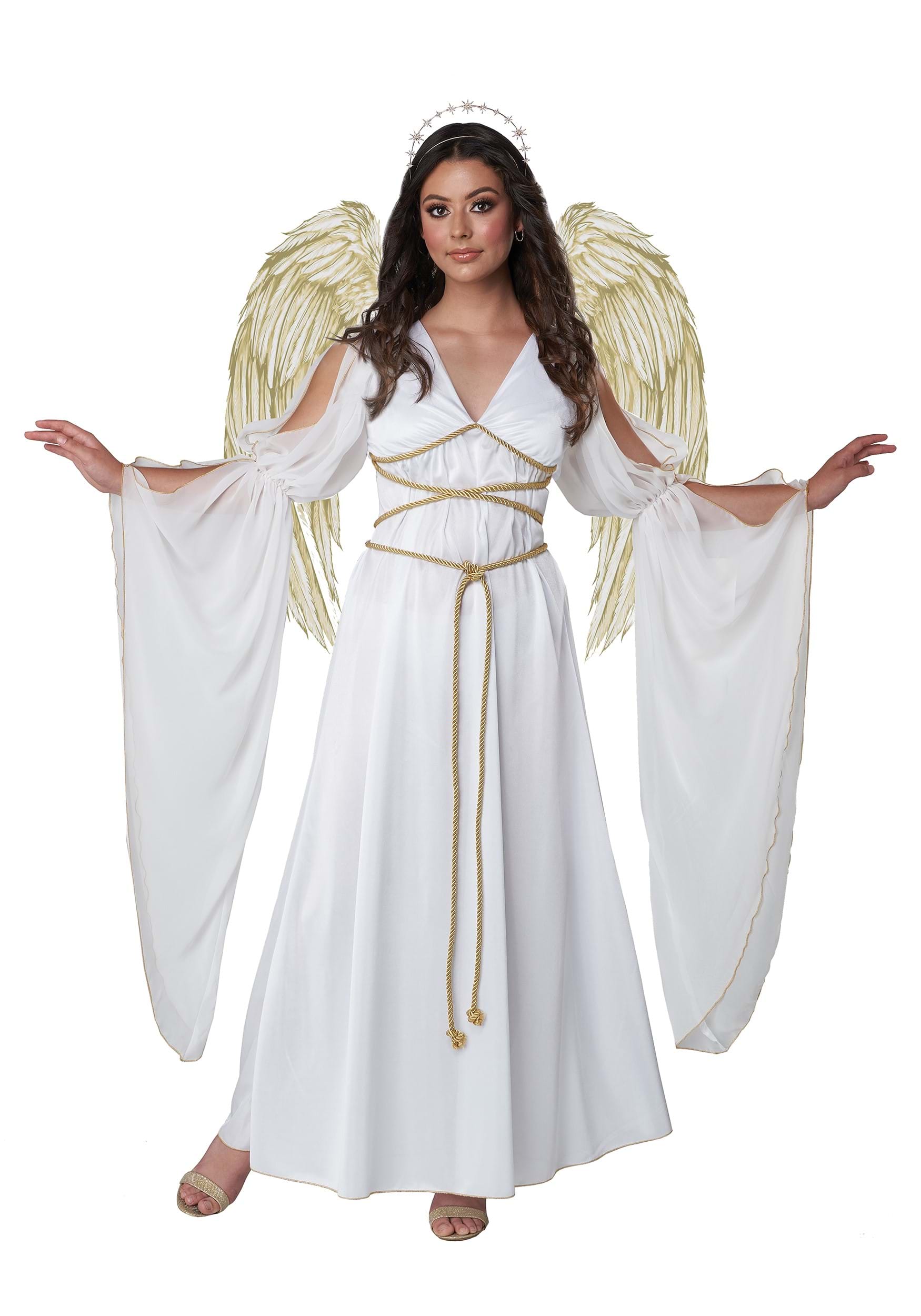 Simply Divine Women's Angel Fancy Dress Costume