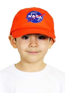 Kids Orange Astronaut Cap