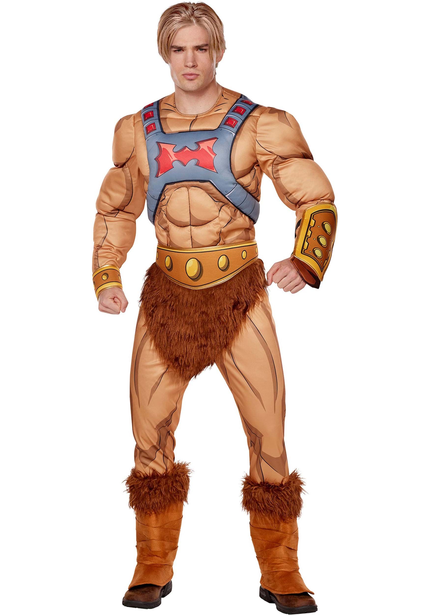Adult He-Man Fancy Dress Costume