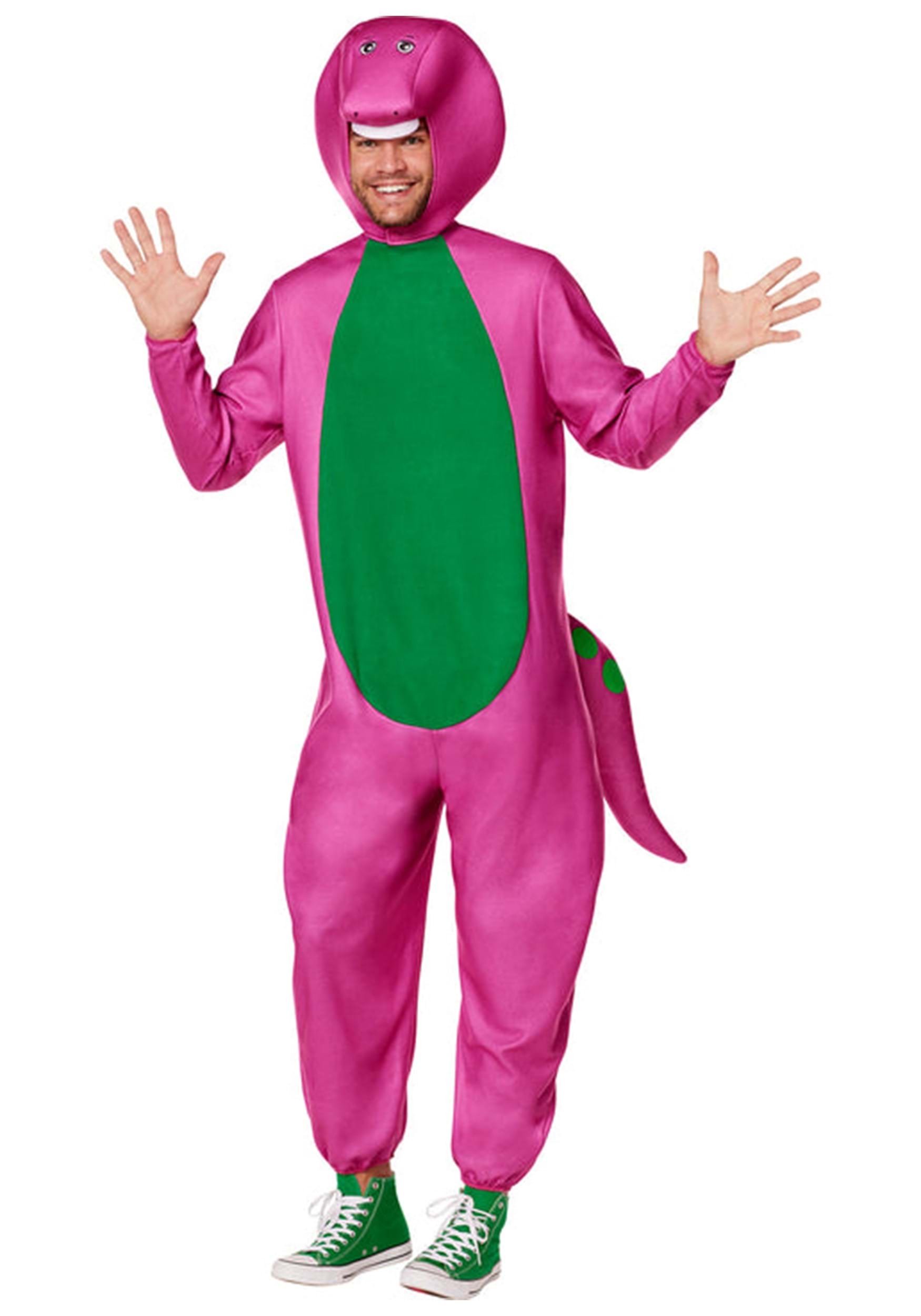 Barney The Dinosaur Adult Fancy Dress Costume