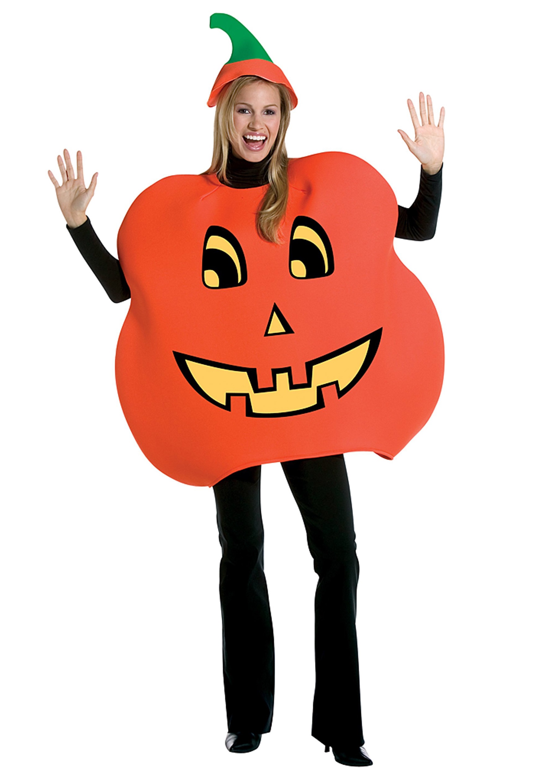 Adult Pumpkin Fancy Dress Costume