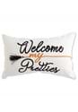 19 Inch Welcome My Pretties Embroidered Pillow