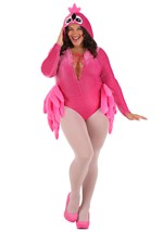 Plus Size Women's Feisty Flamingo Costume Alt 5