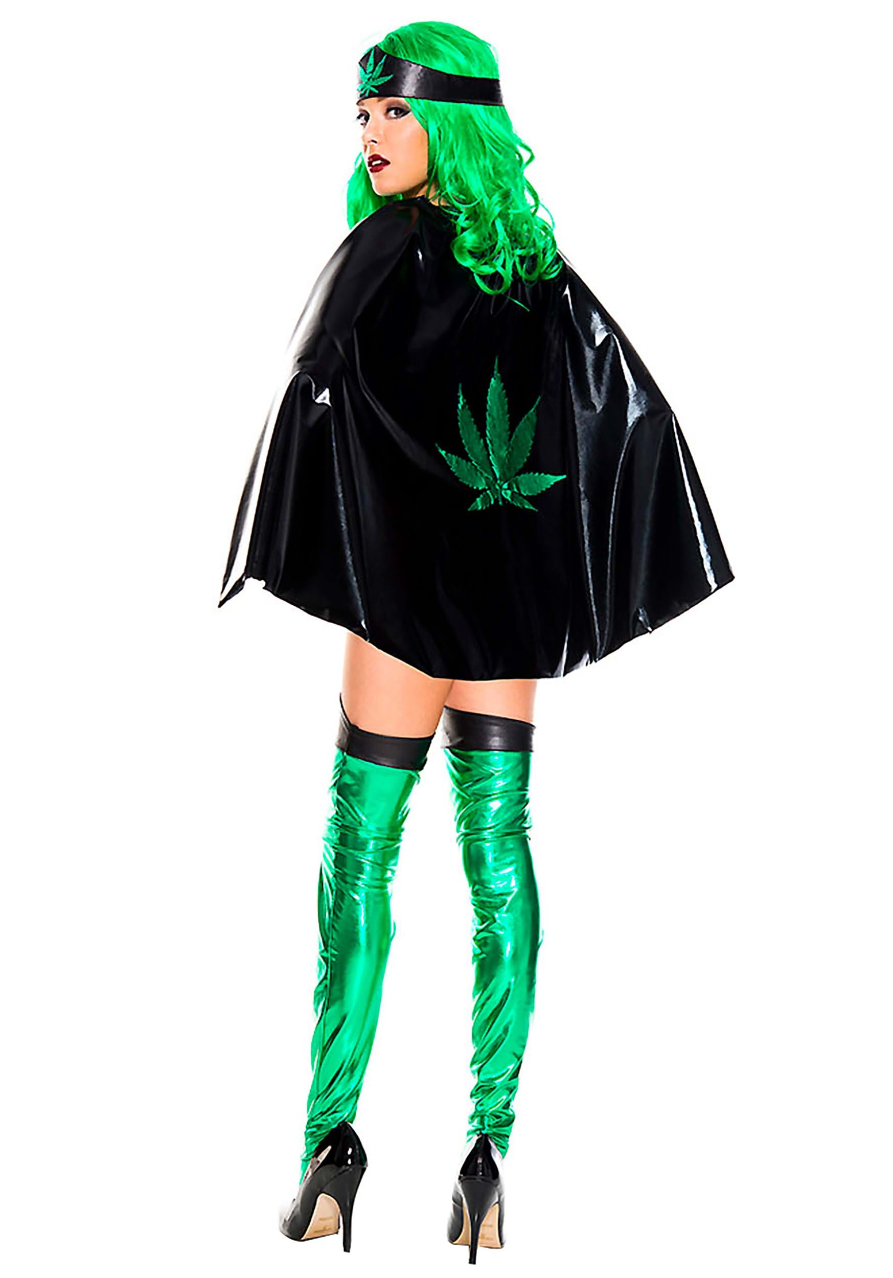 Leafy Super Woman Women's Fancy Dress Costume