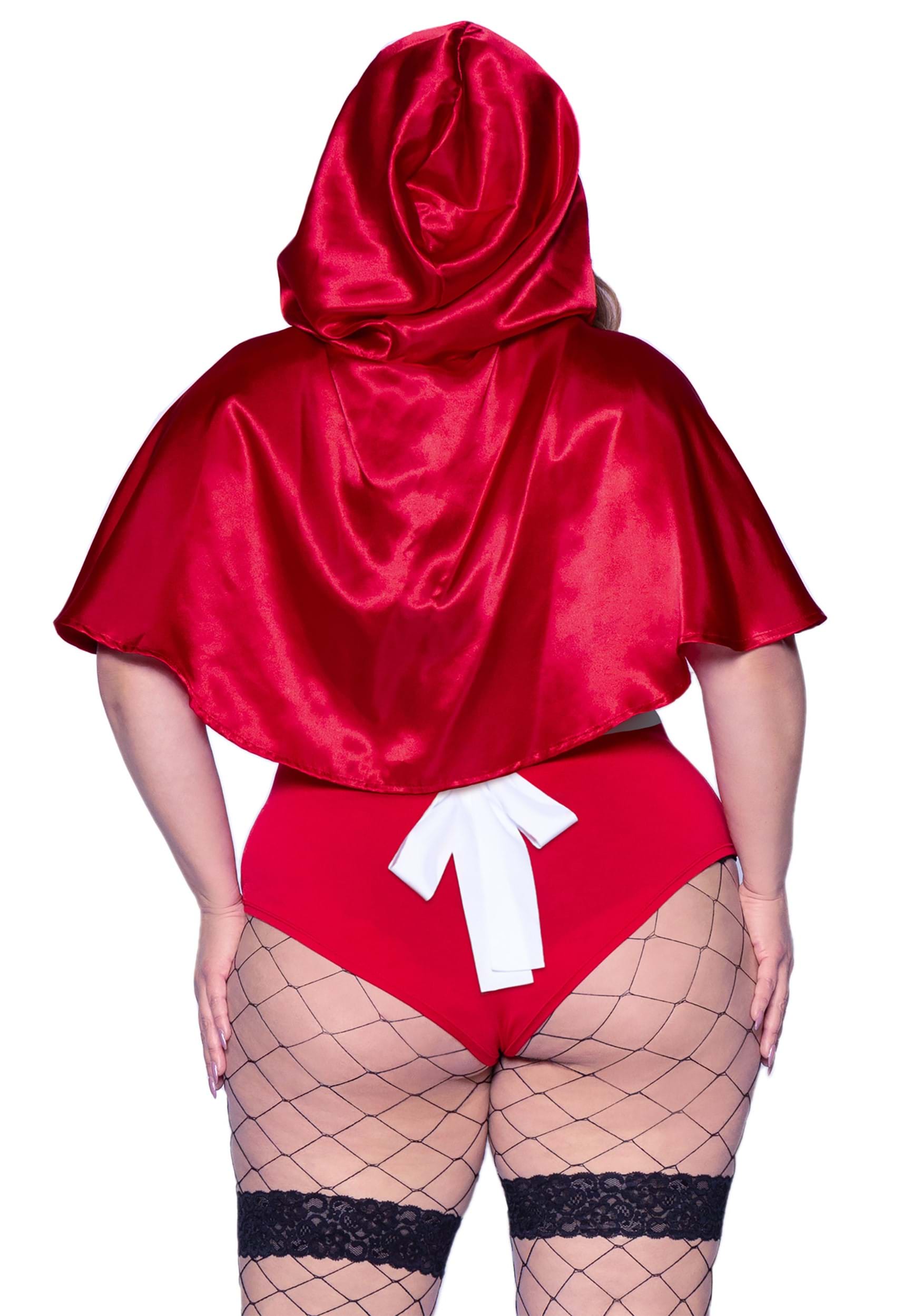 Plus Size Women's Naughty Miss Red Fancy Dress Costume