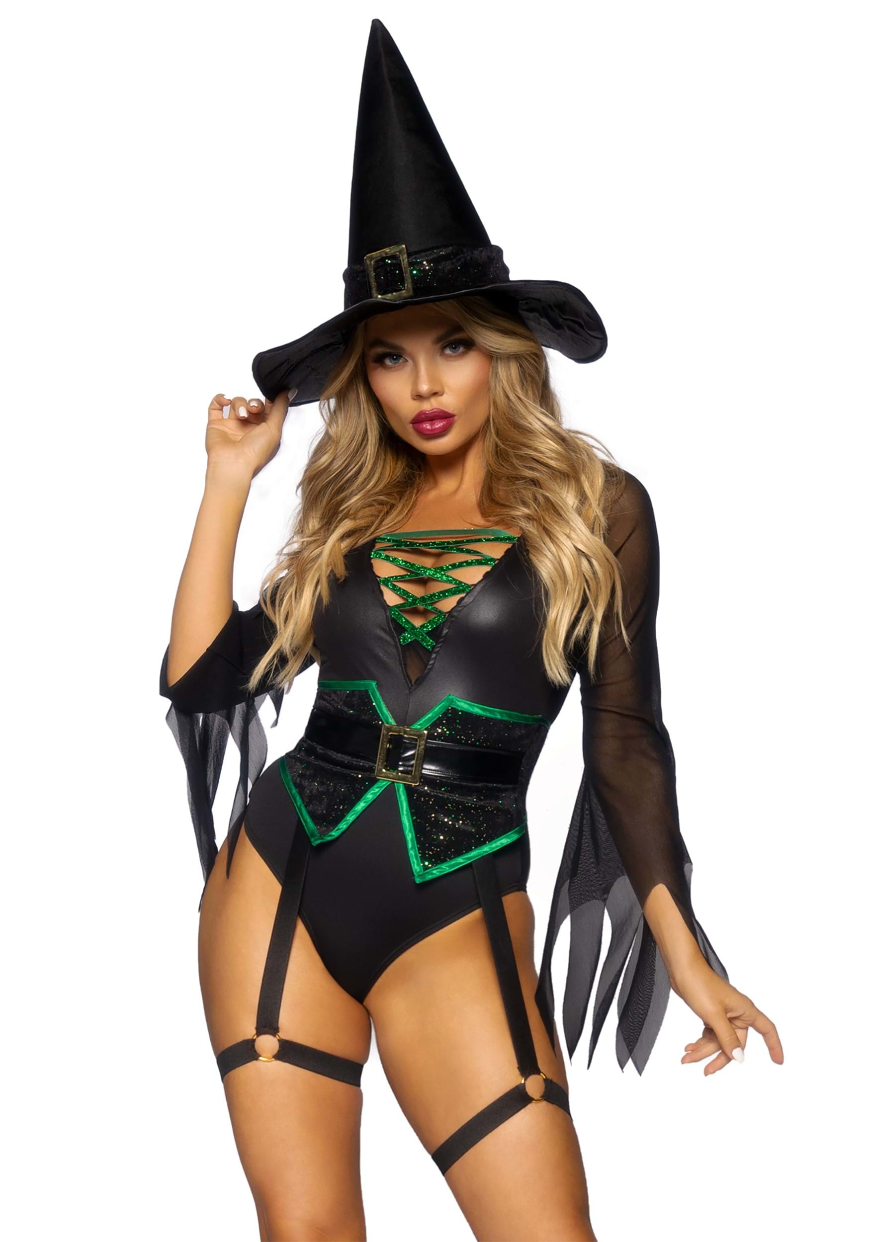 Envious Witch Women's Fancy Dress Costume
