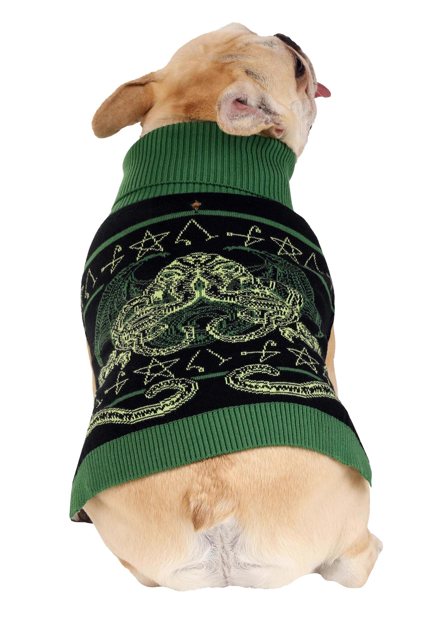Photos - Fancy Dress FUN Wear Cthulu Dog Sweater Black/Green