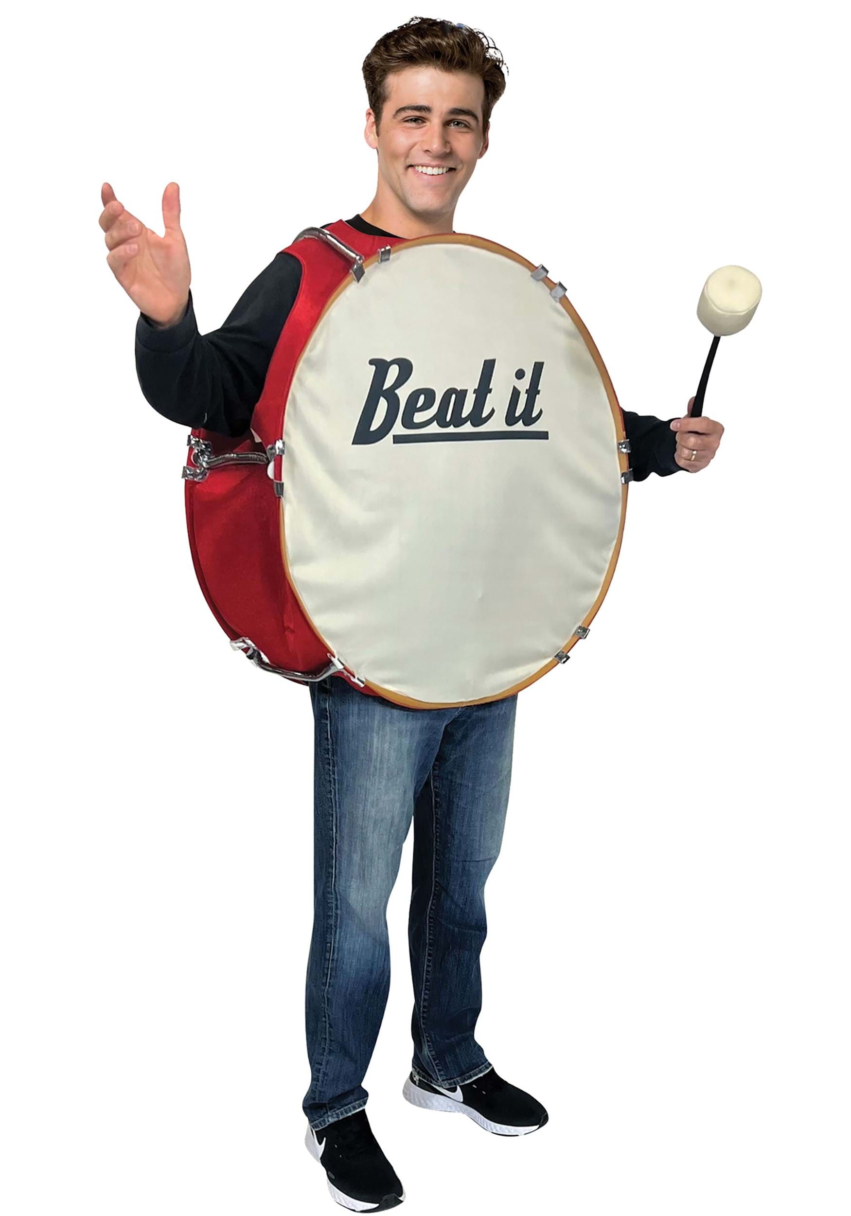 Bass Drum Fancy Dress Costume For Adults