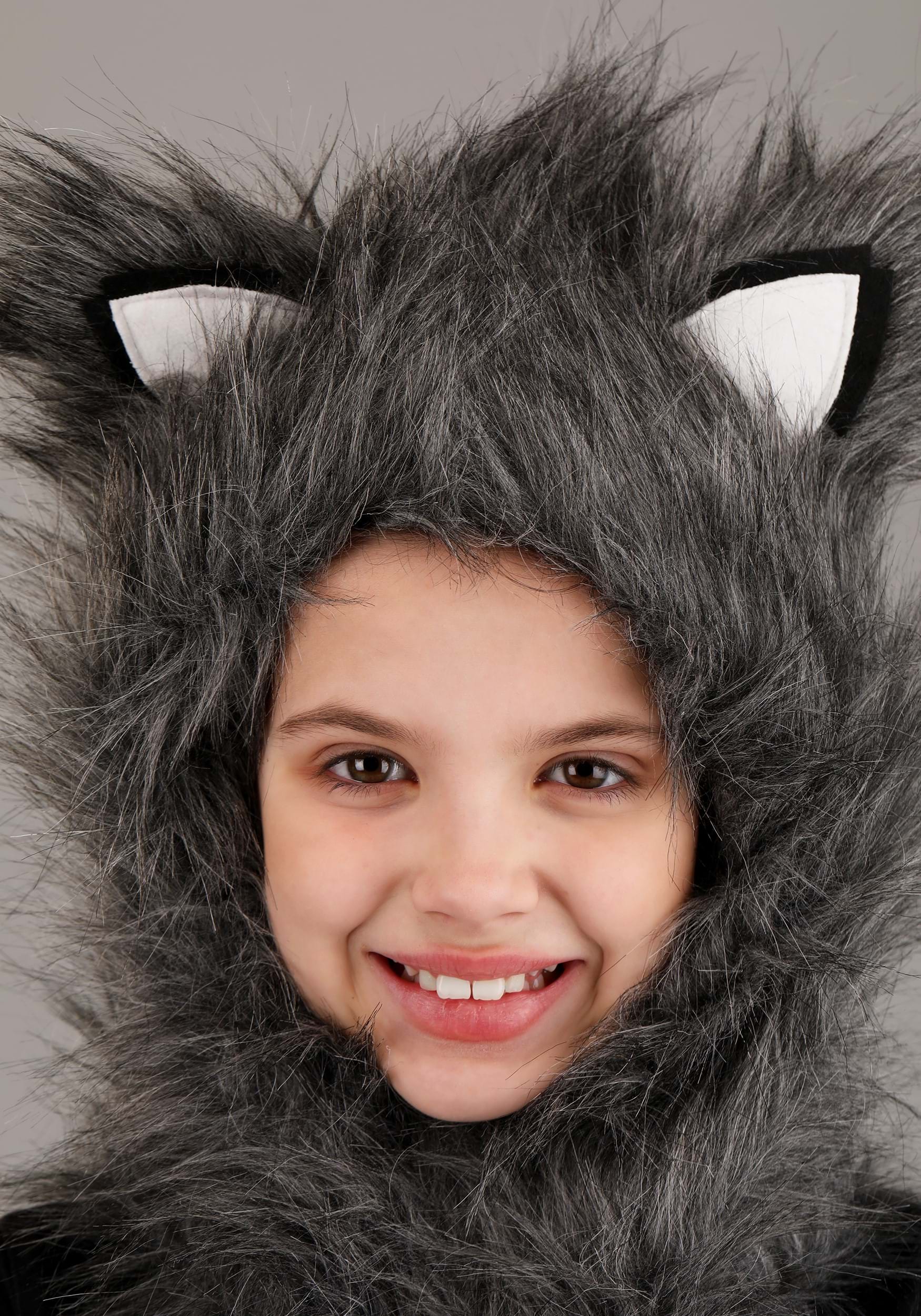 Wolf Hood, Hands & Tail Fancy Dress Costume Kit